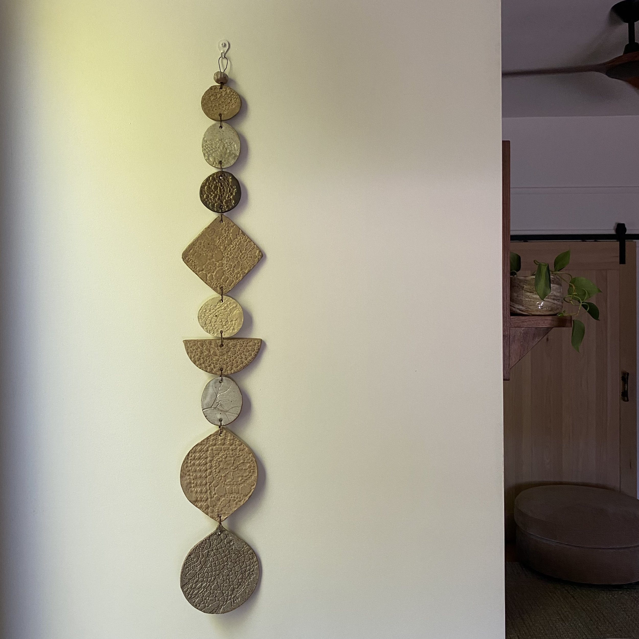 Unearthed Large Botanical Wall Hanging - Earthy palette