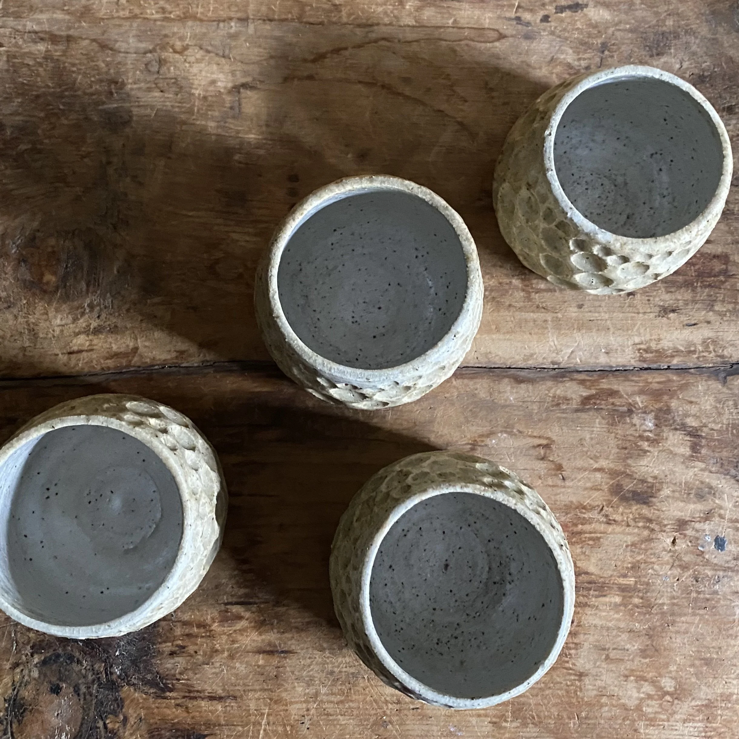 Handmade ceramic Unearthed Crater tumbler