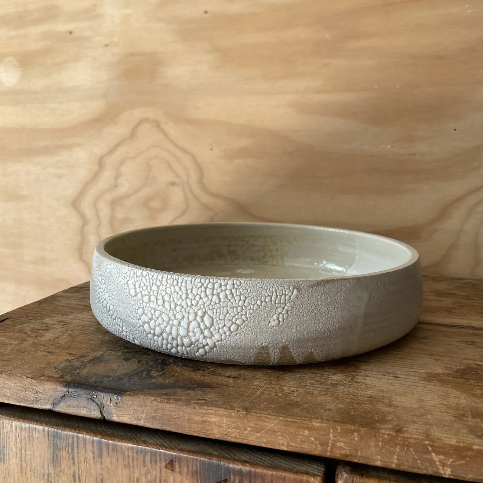 Unearthed Shallow Terrafirma Bowl handmade ceramics in Melbourne