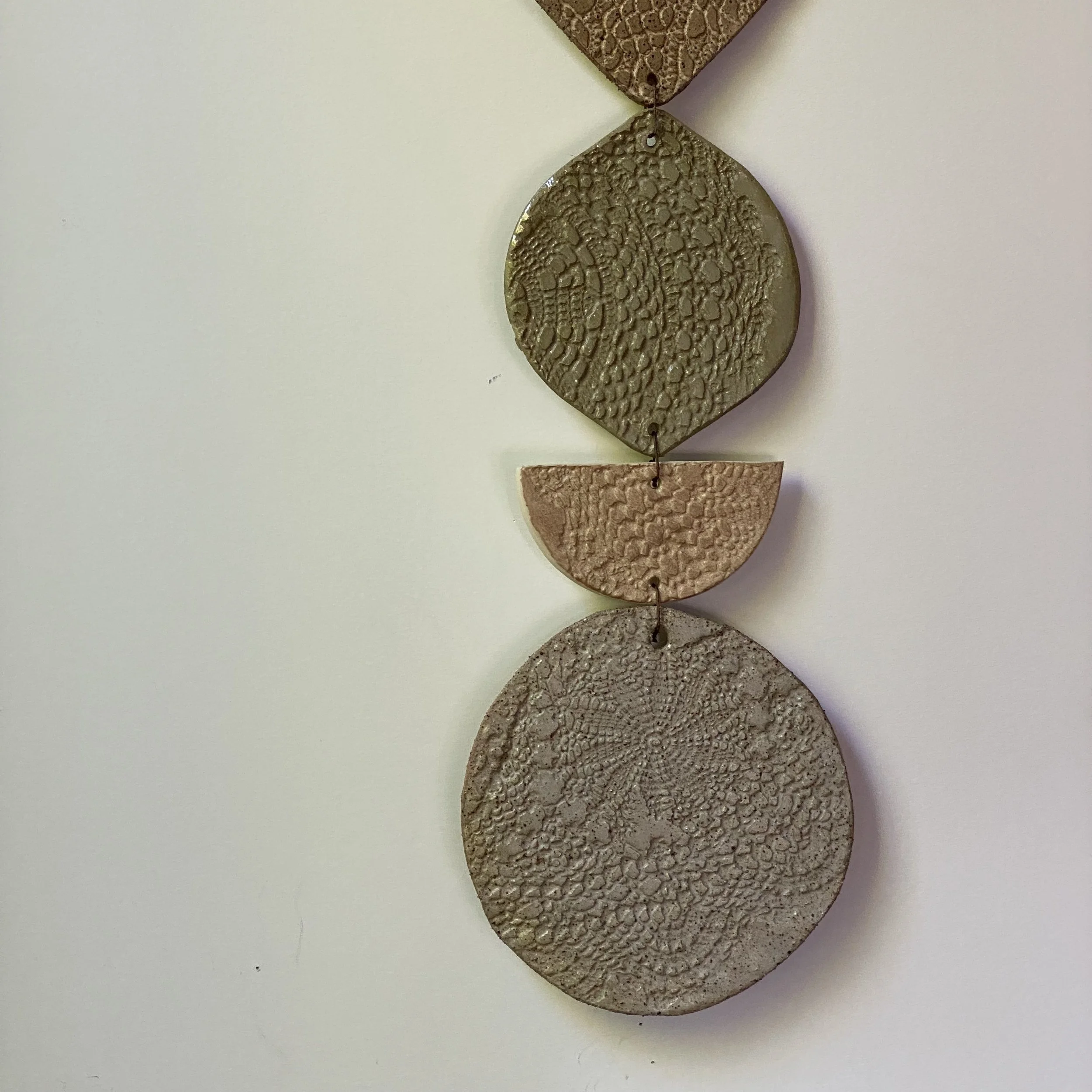Unearthed Large Flora Wall Hanging - Autumn tones Two