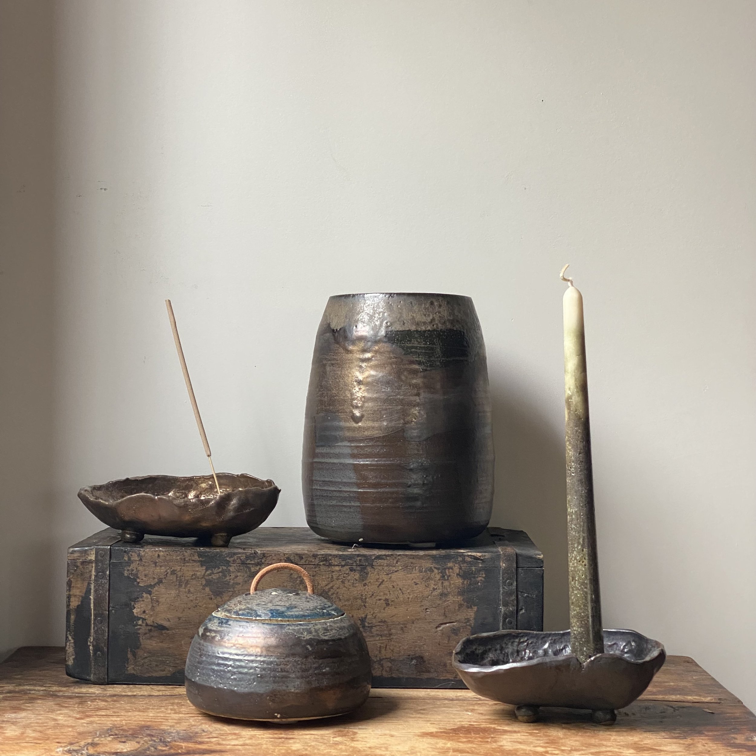 Handmade ceramic candle holder (Copy)
