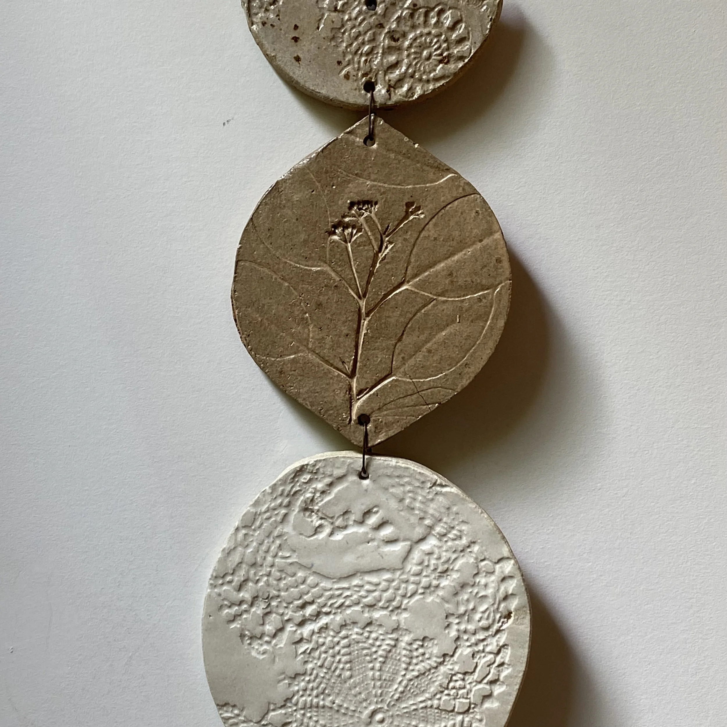 Handmade ceramic Flora Wall art