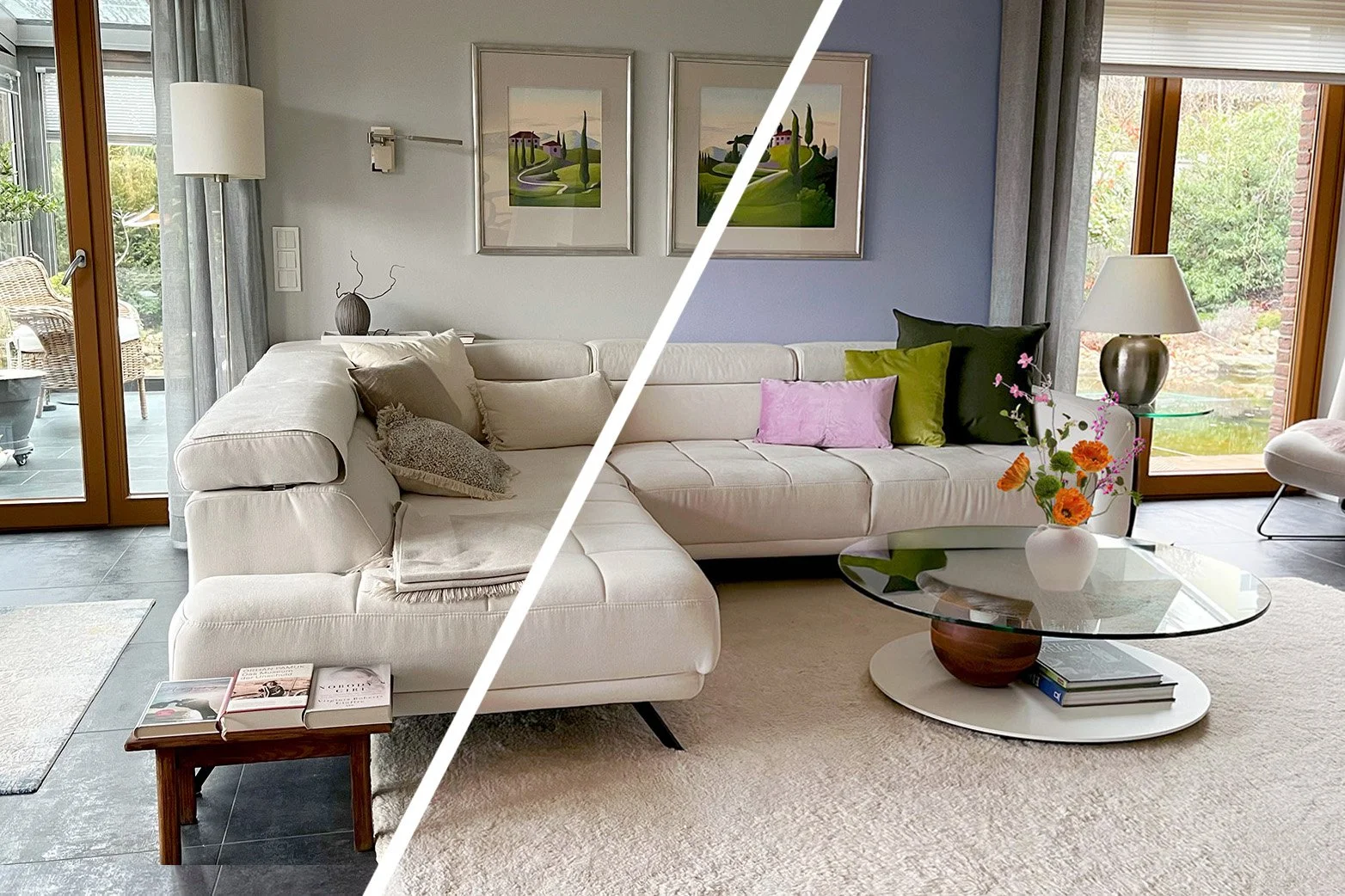 Wohnzimmer Idee: Wie man mit kleinem Budget einen Designfehler bei der Renovierung in einen Erfolg verwandeln kann 