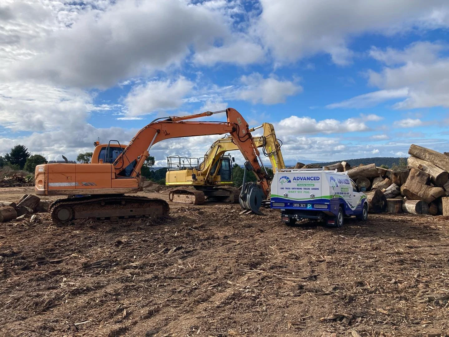 On-site break down this morning. Problem was sorted as quick as possible to get them back to work 👍