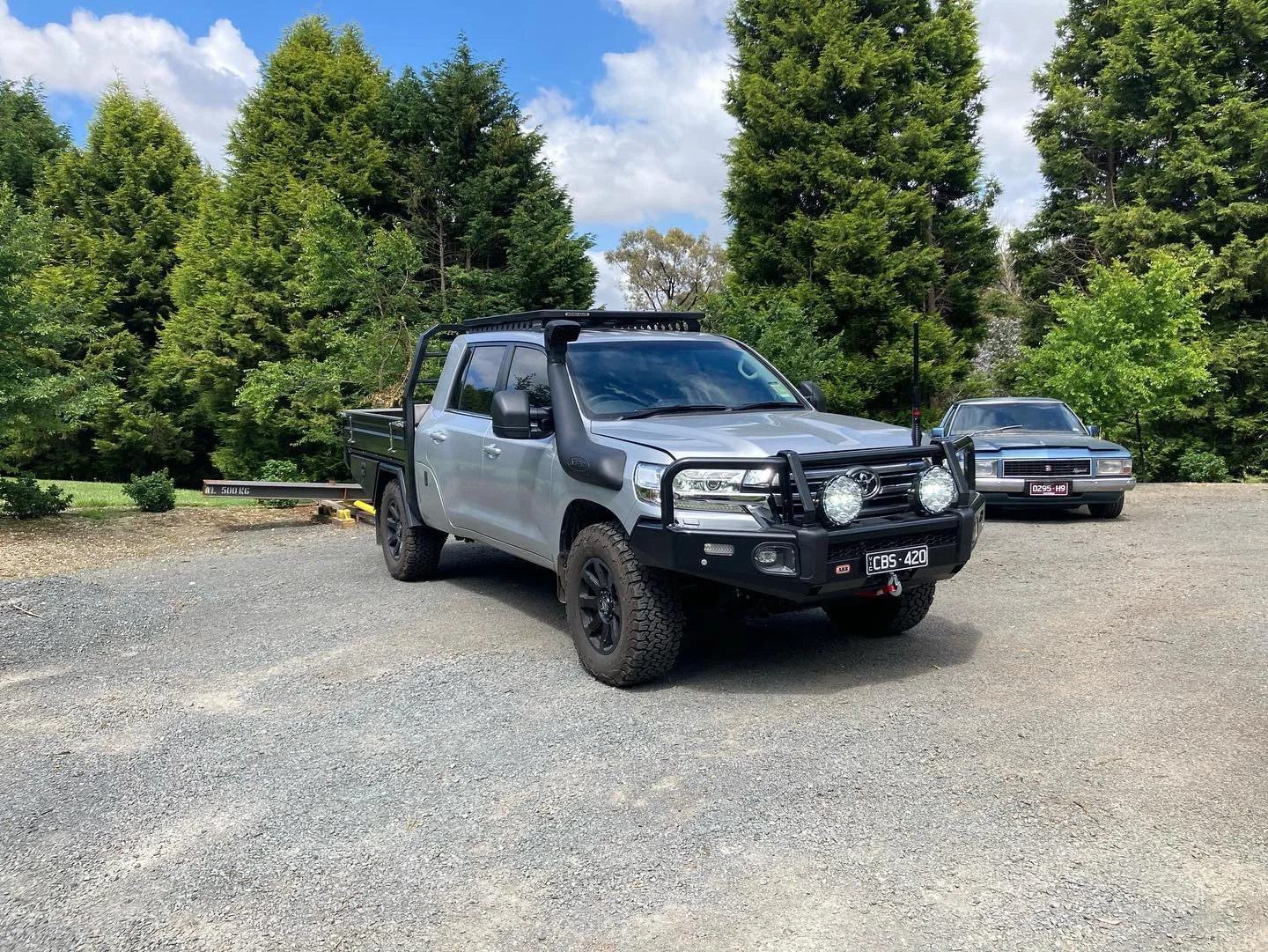 Chopped 200 series all wired up for camping. Contact us for all your off-road electrical needs