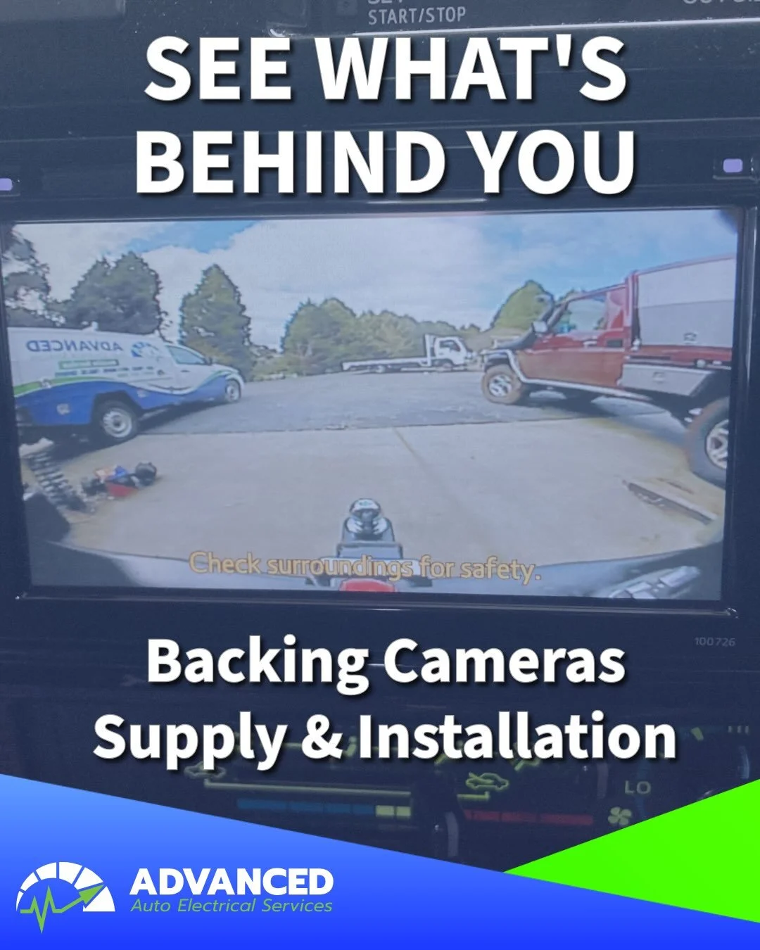 Parking, reversing and hooking up a trailer is easier with a quality backing camera. 

They also give you extra confidence by helping you spot any pets, kids or unexpected obstacles behind you.

We supply and install backing camera systems for all ty