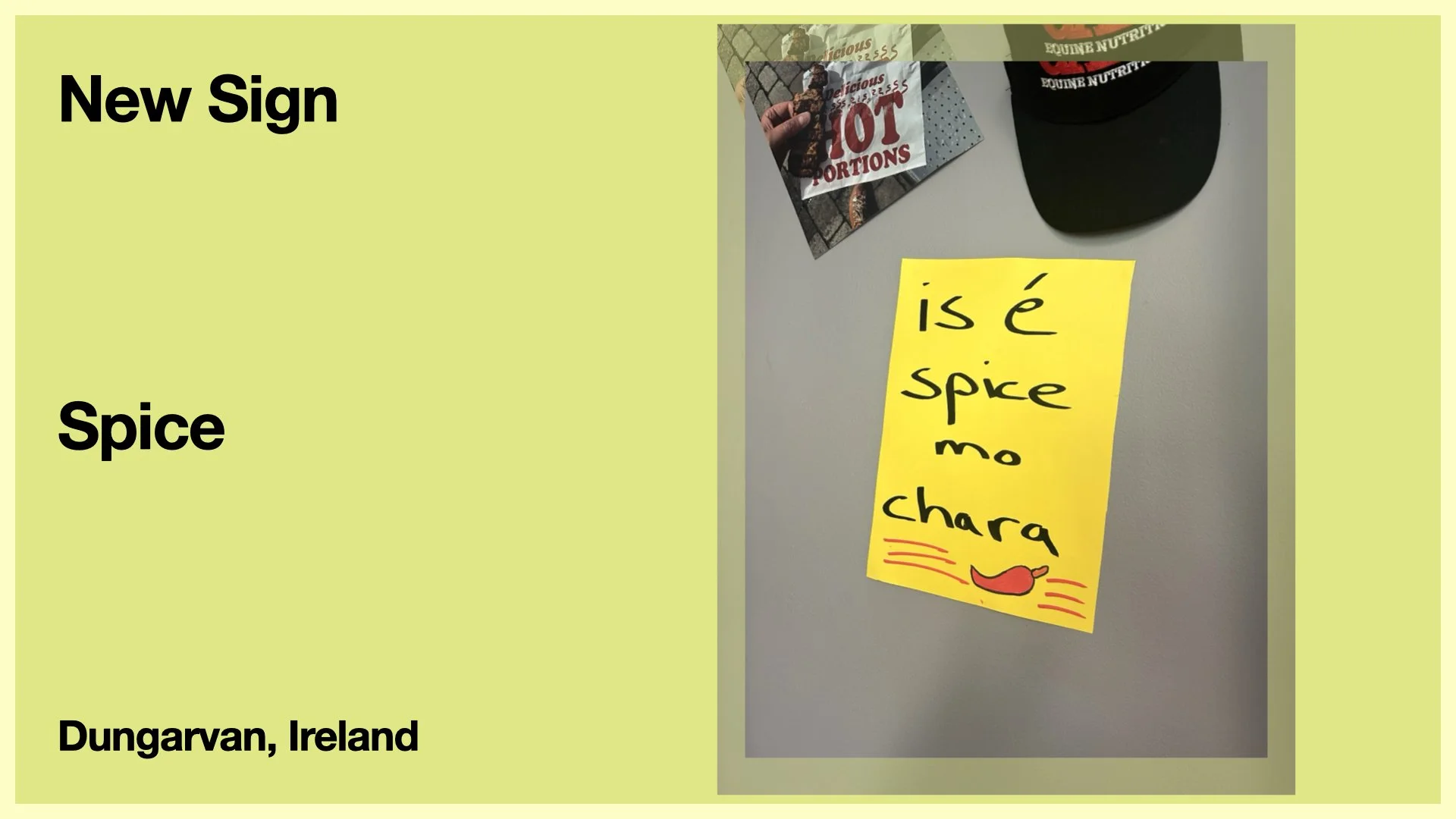 Some spicy new office decor