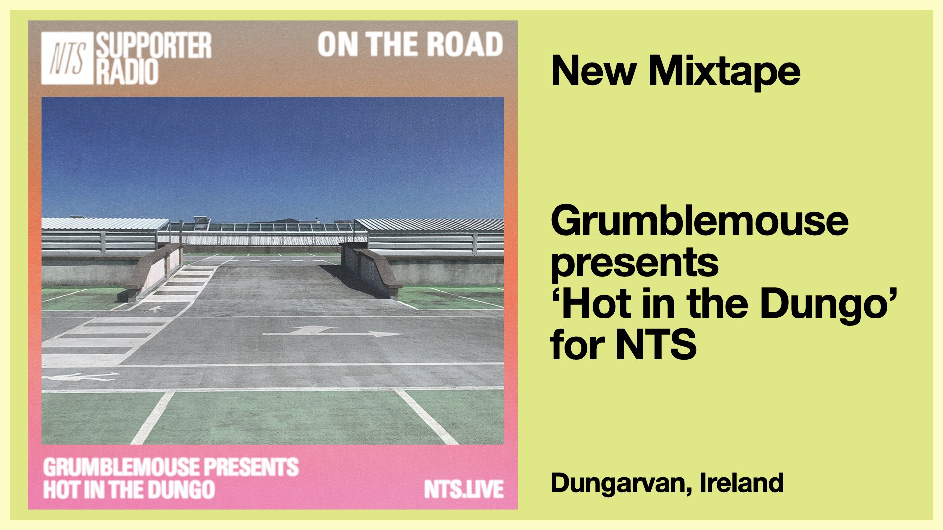 ‘Hot In The Dungo’ on NTS Radio