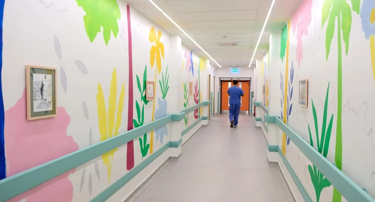 Wellbeing Art Walk at Newham Hospital
