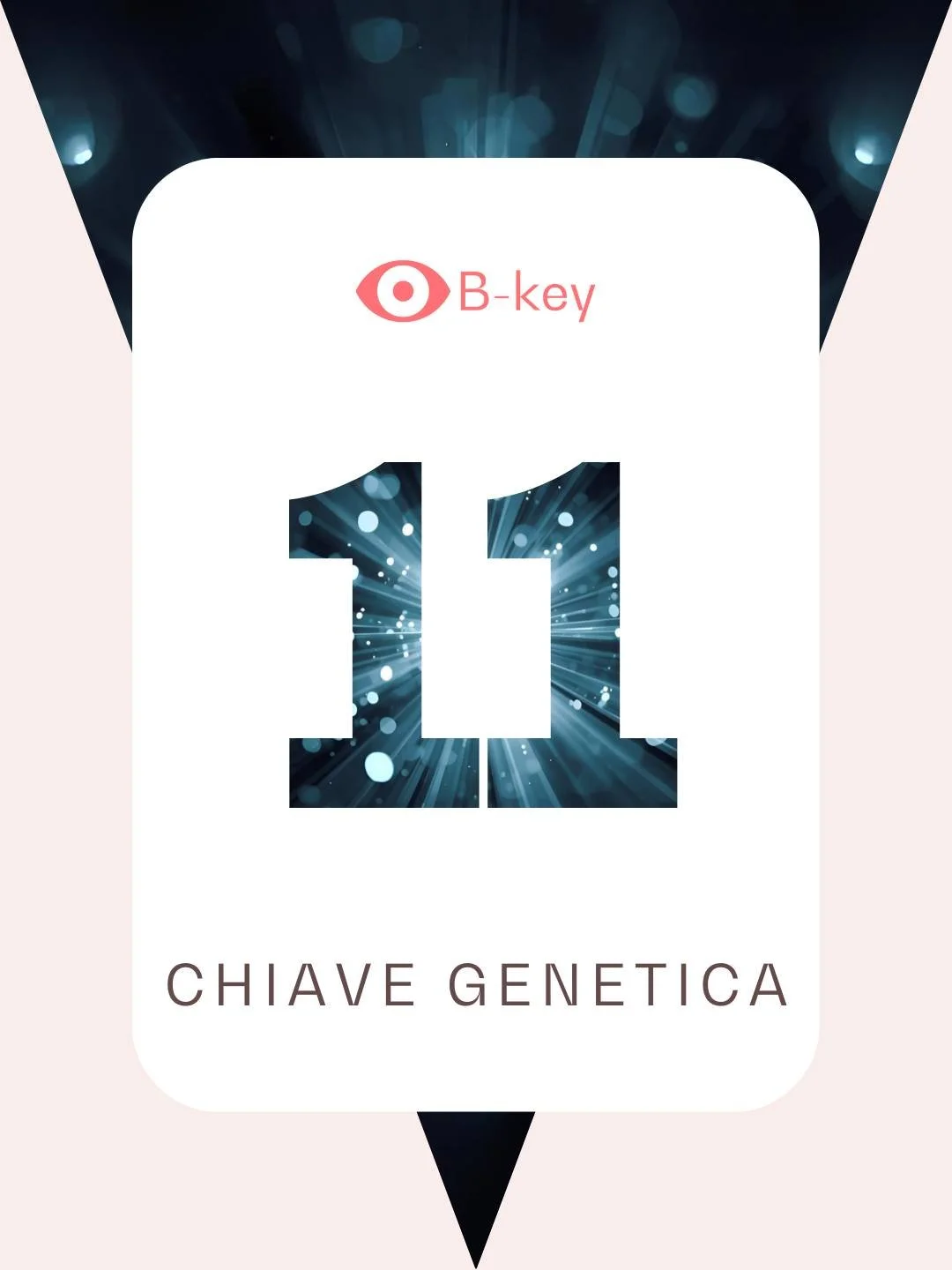 CHIAVE GENETICA 11 Transito dal 14 al 19 dicembre.

Ogni transito ci porta a fare esperienza delle particolari qualit&agrave; che ogni Chiave Genetica ha in s&eacute;.
Se hai questa Chiave nel tuo Profilo Ologenetico, potresti sentirti pi&ugrave; coi