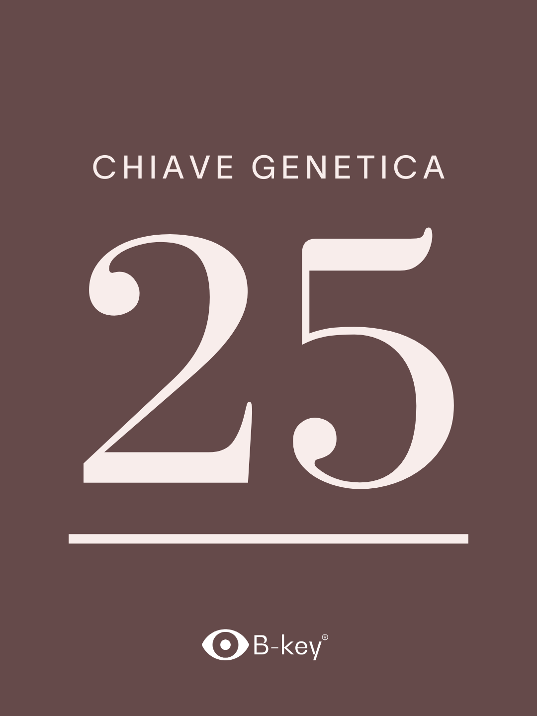 Chiave Genetica 25