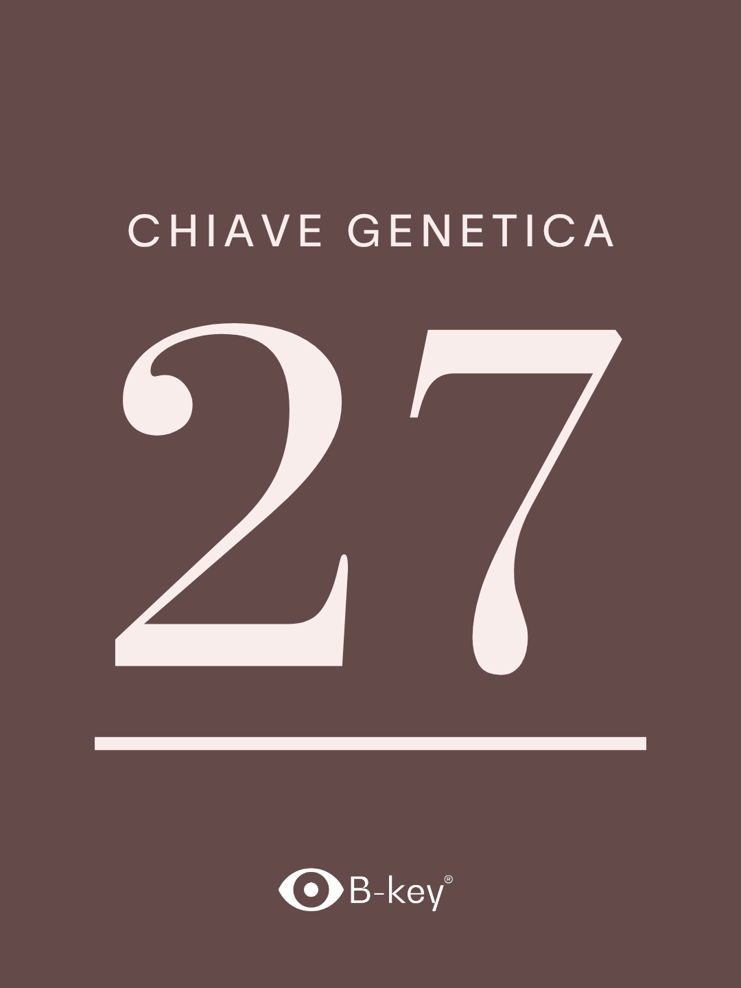 Chiave Genetica 27