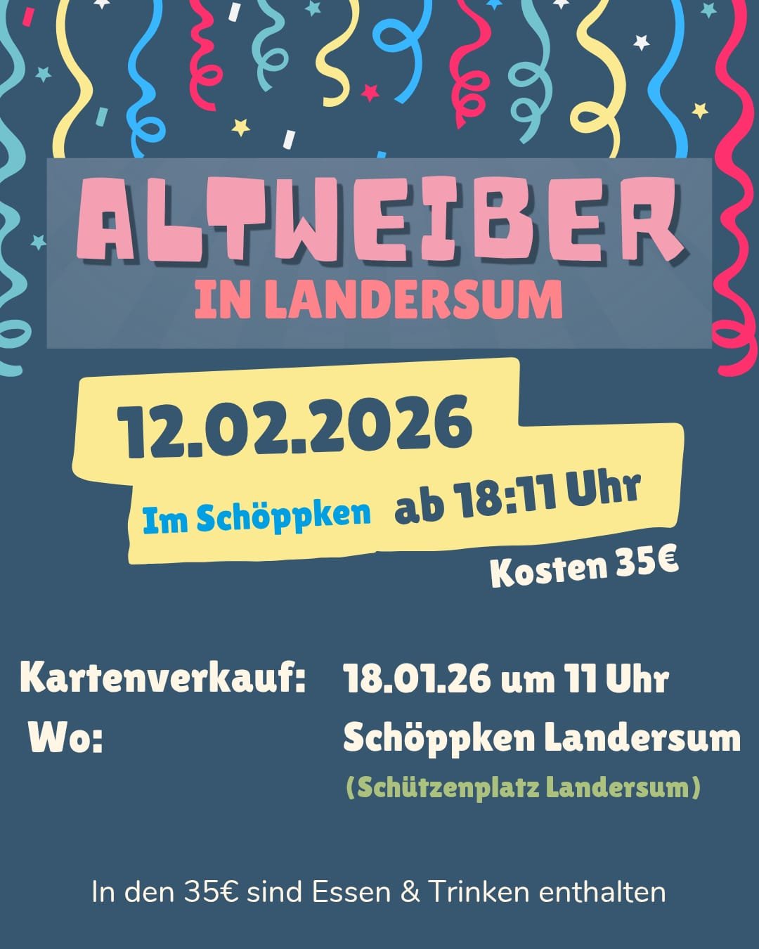 Altweiber in Landersum