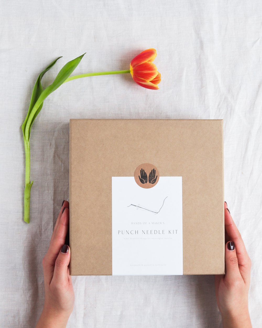Wooden Punch Needle and Thread Kit – These Hands Makers Collective