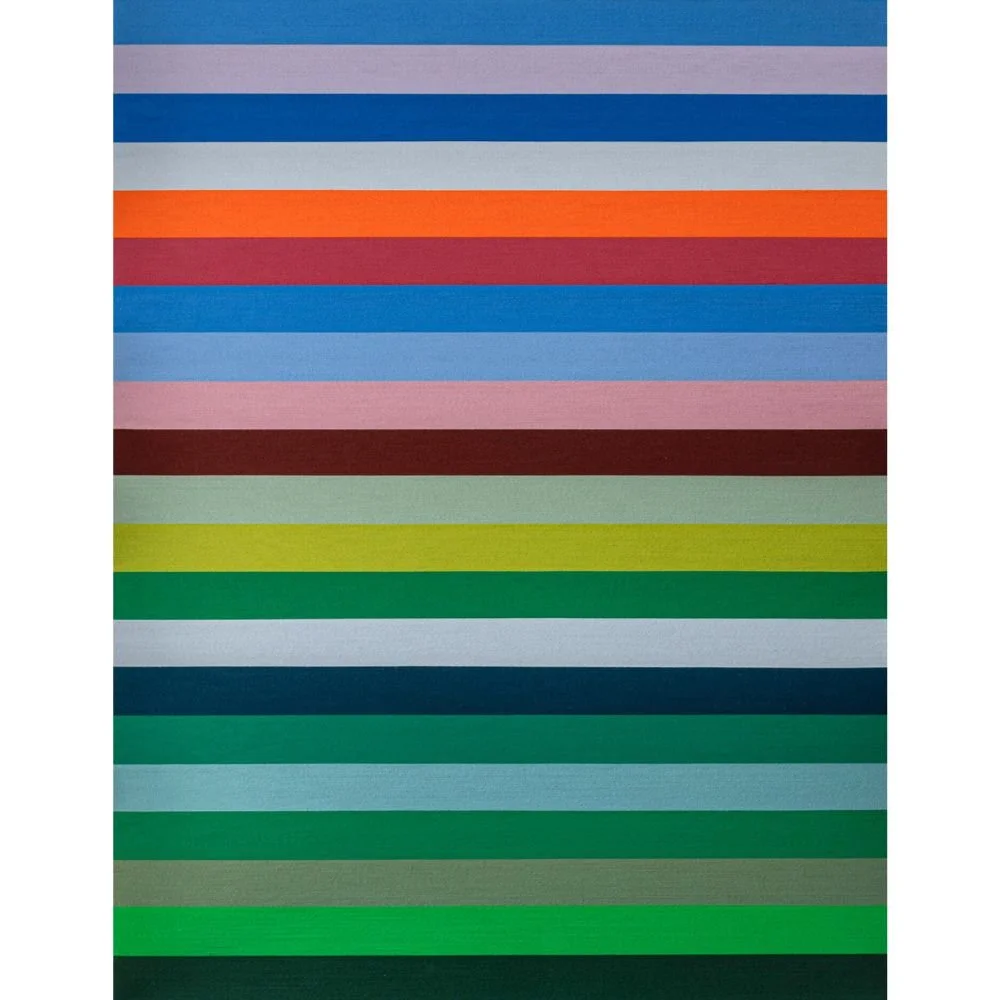 'Umbrian Drive' | Cotton, Timber Board | 80x100cm | $2800