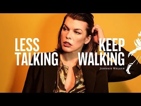 Milla Jovovich - "Less Talking, Keep Walking" - Johnnie Walker
