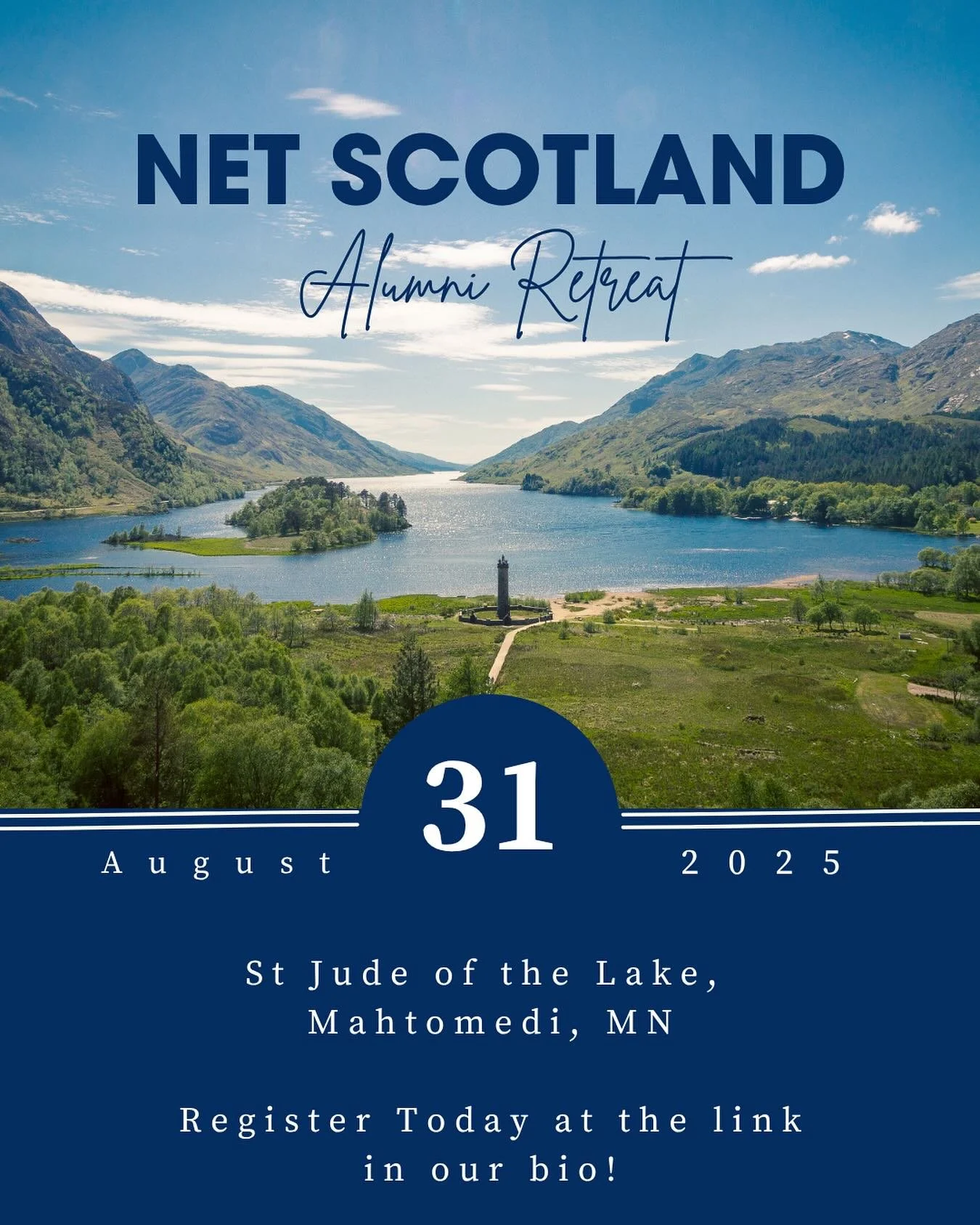 Calling all alumni! Join us for our annual retreat in the St Paul area this Labor Day Weekend. Link in bio to register.