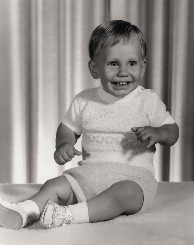 In a studio portrait that hung prominently on the breakfast room wall of our home at 15472 Huston Street, Sherman Oaks - 1966.