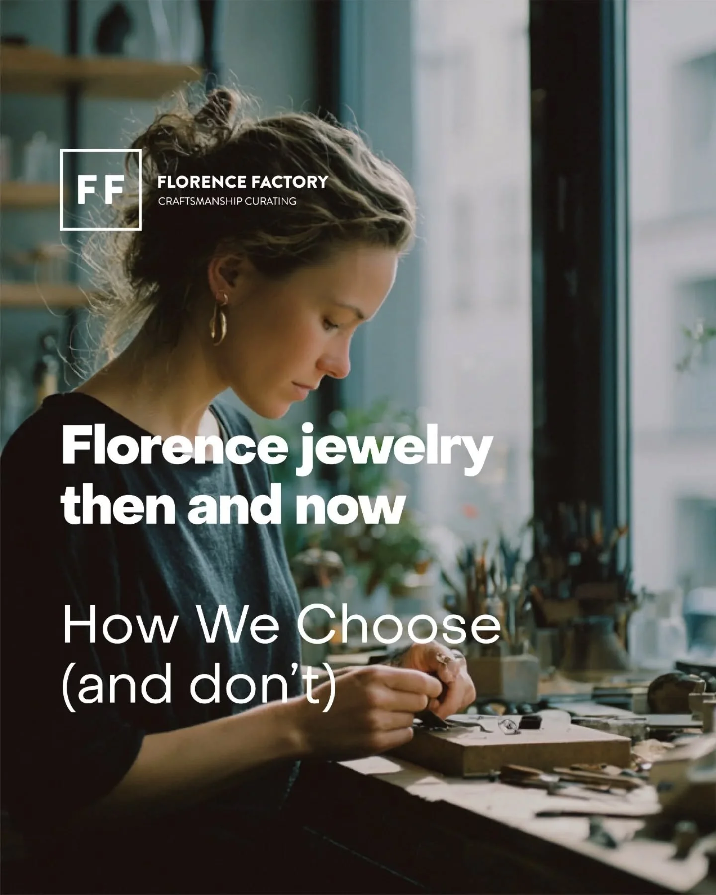 Florence jewelry didn&rsquo;t stop in the past.
It learned how to evolve.

The city&rsquo;s goldsmith tradition was never just decoration.
It was method. Discipline. The patience to wait until a piece is ready to exist.

Today, that heritage speaks a