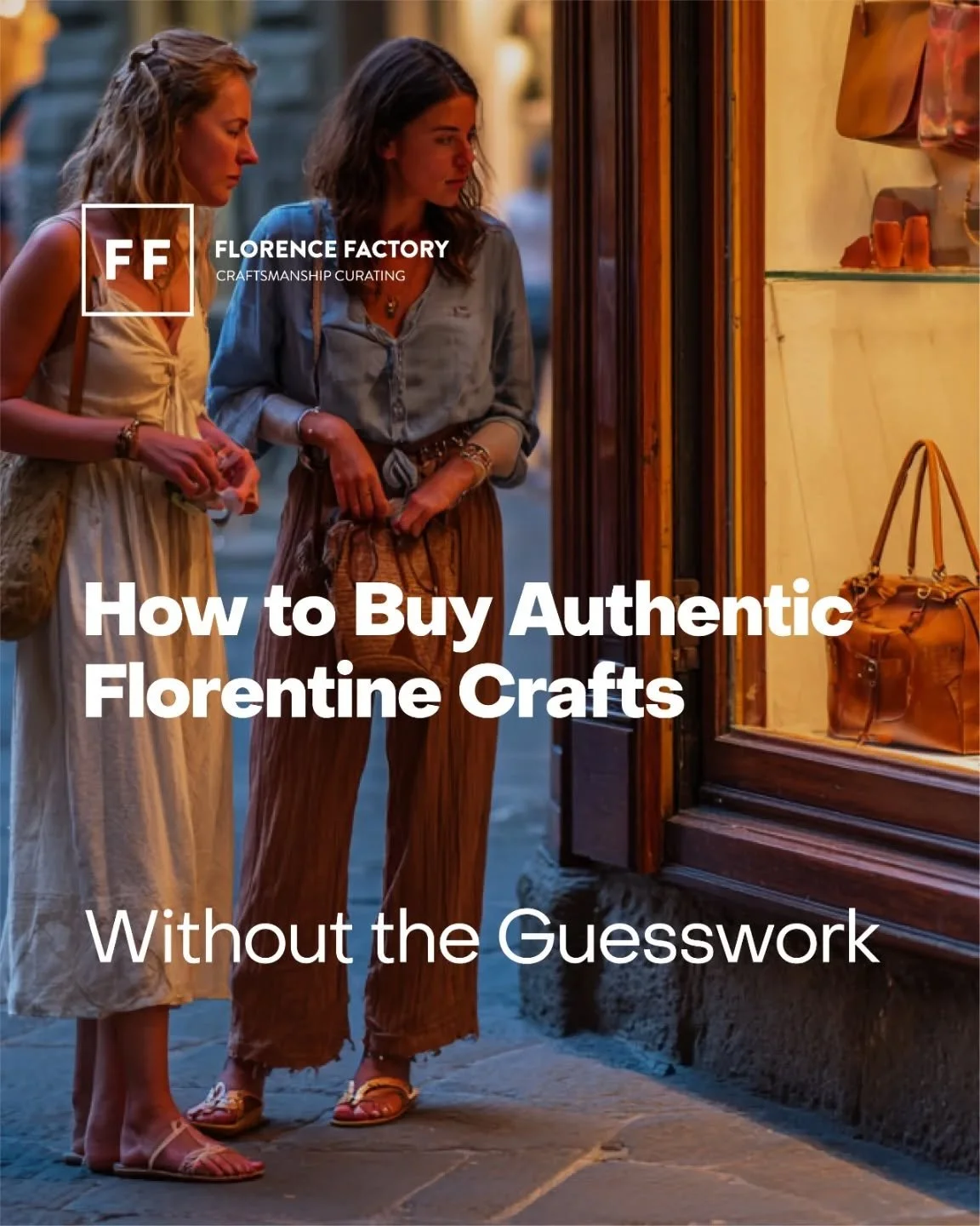 Souvenir means to remember.
Not to collect noise.

Florence doesn&rsquo;t ask for trinkets.
It asks for objects made with time, hands, and intention.

Paper that never repeats itself.
Leather finished until it feels inevitable.
Gold drawn into lines 