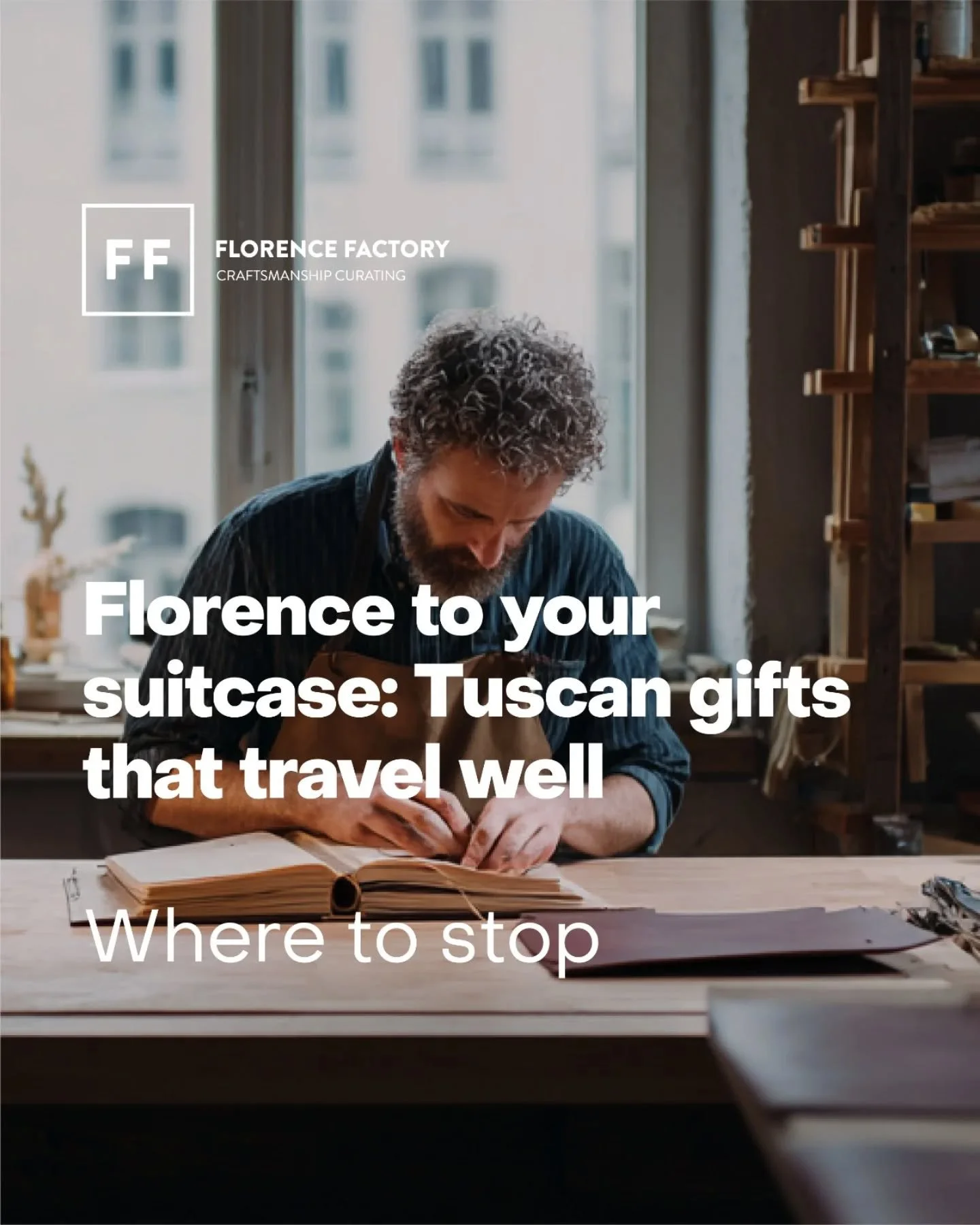 Florence fits in a suitcase &mdash; if you choose well.

In a city full of objects made to be forgotten, knowing what travels matters.
Not just in size, but in meaning.

Our latest article is a practical guide to Tuscan gifts that carry Florence with
