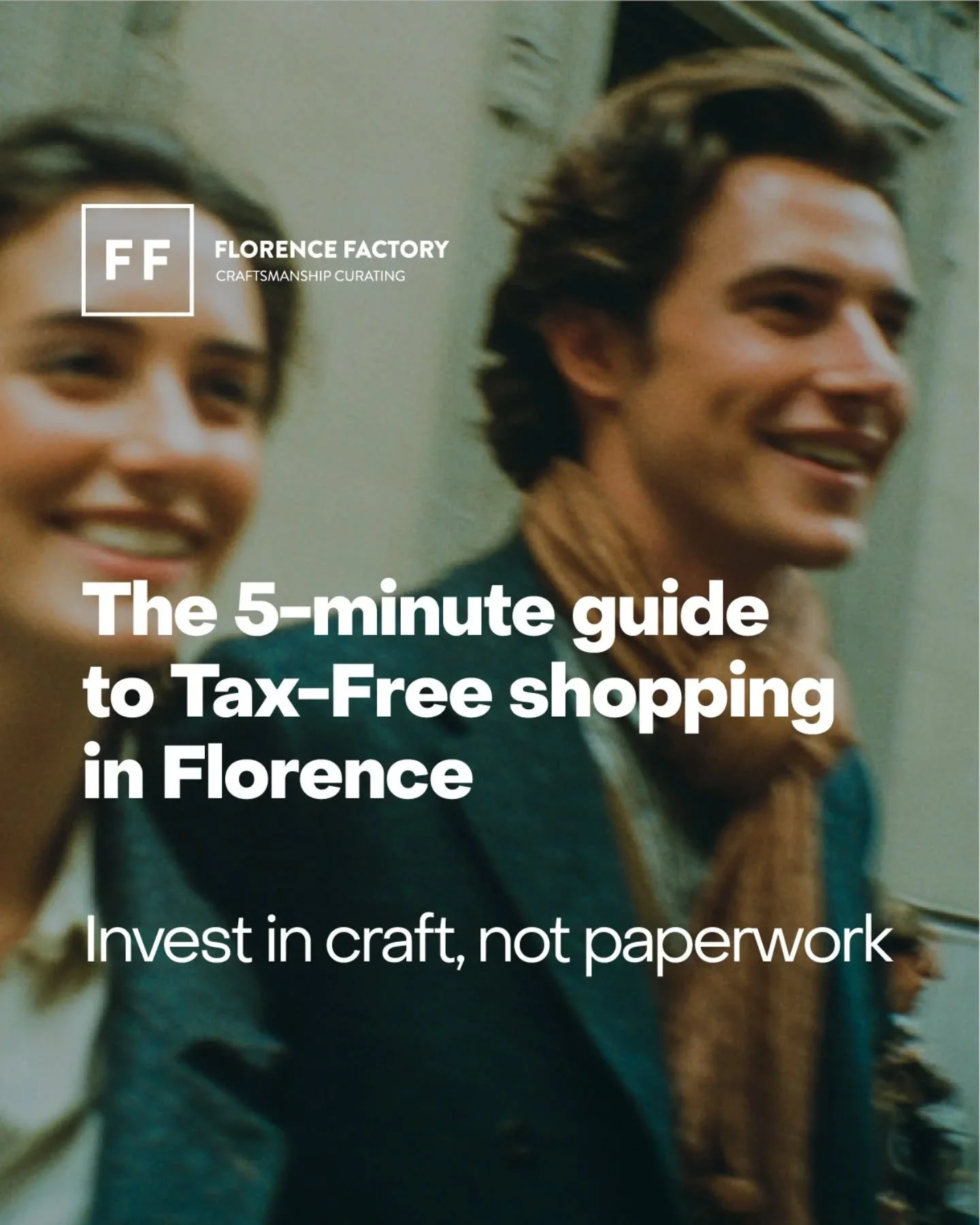 Shopping in Florence (Factory) is an investment in culture, not just a purchase. 

Did you know that as a non-EU resident, you hold a "shopping superpower"? If you are visiting from the US, UK, Canada, or outside the EU, you can now unlock 