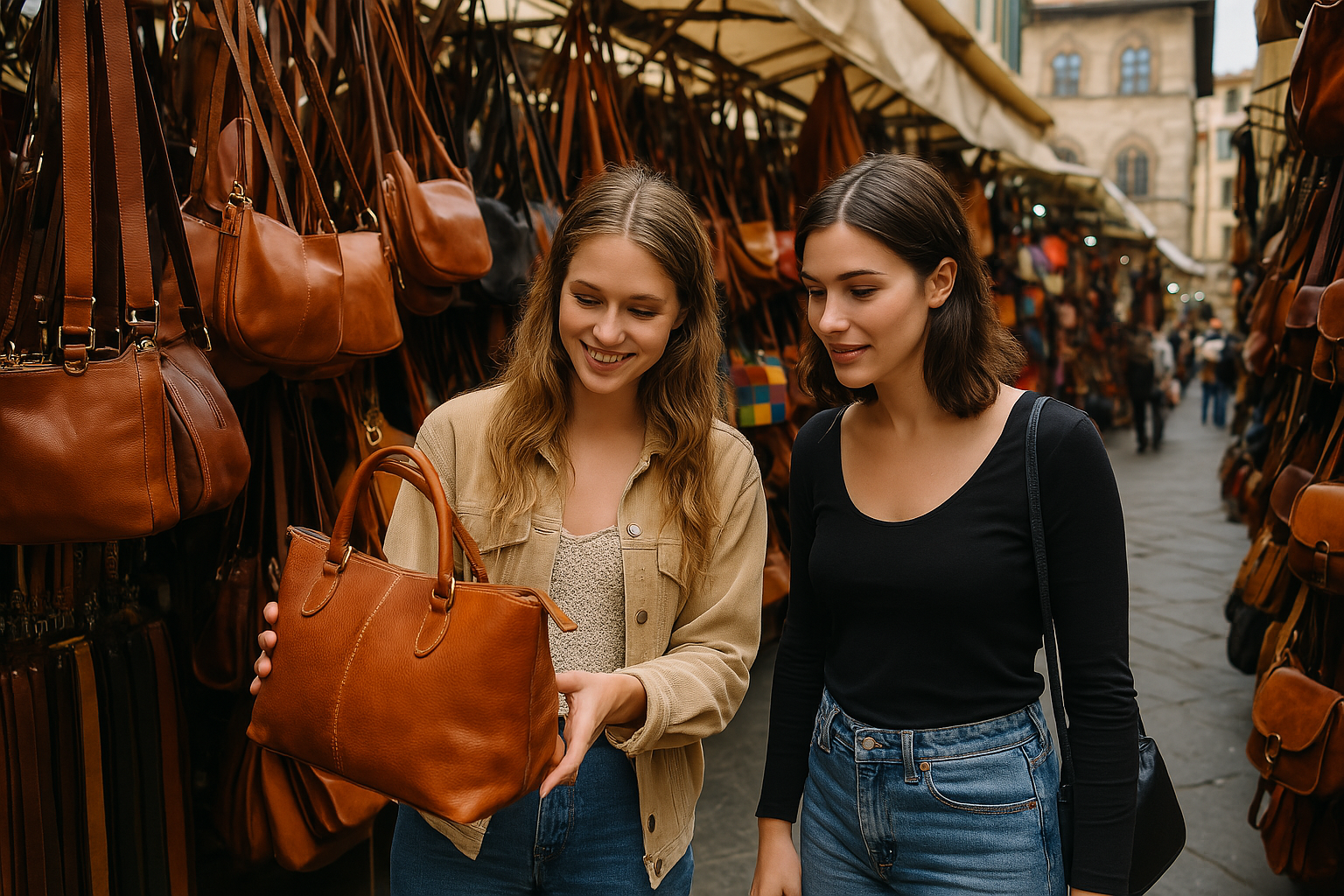 How to buy a real leather bag in Florence
