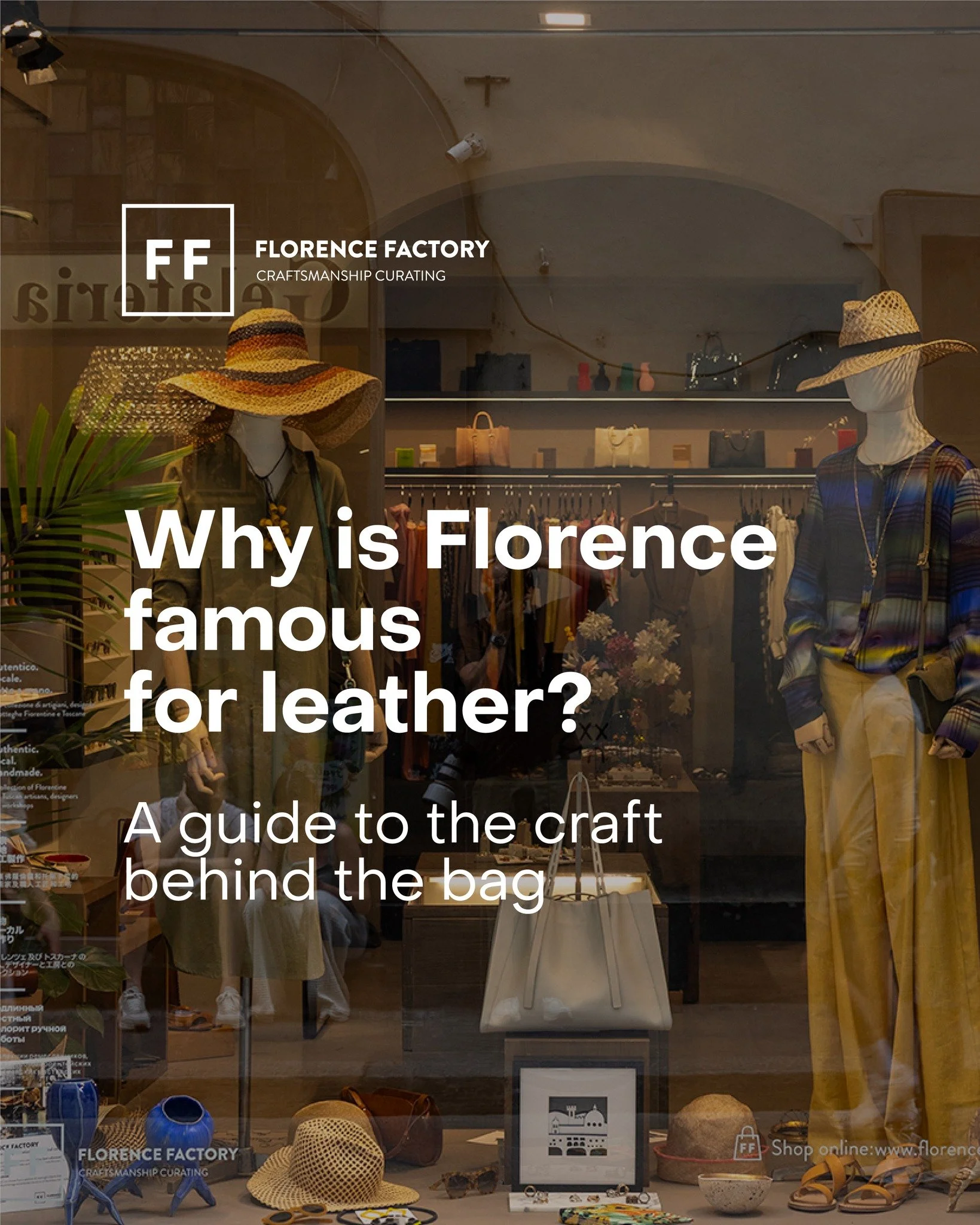 Florence is famous for leather. 

But &ldquo;sold in Florence&rdquo; and &ldquo;made in Florence&rdquo; are not the same thing. 

So how do you recognise a well-made bag? 
What should you look for in the leather, the stitching and the hardware?
And w