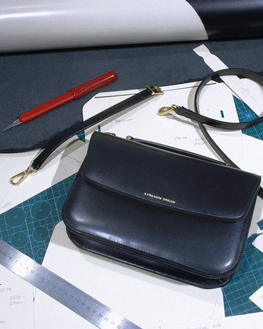 florencefactory freakindream leather bag