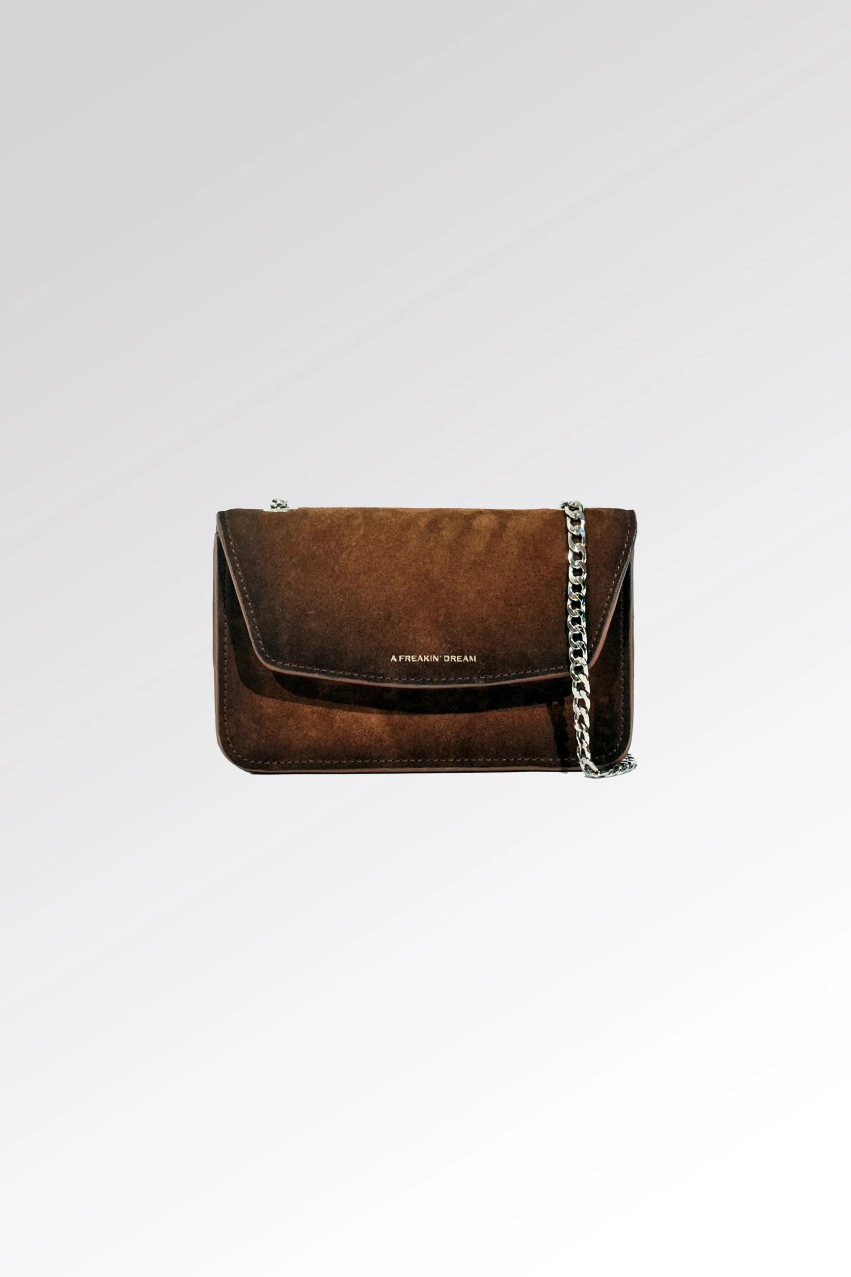 Gia Airbrushed Suede Shoulder Bag – Burnt Wheat