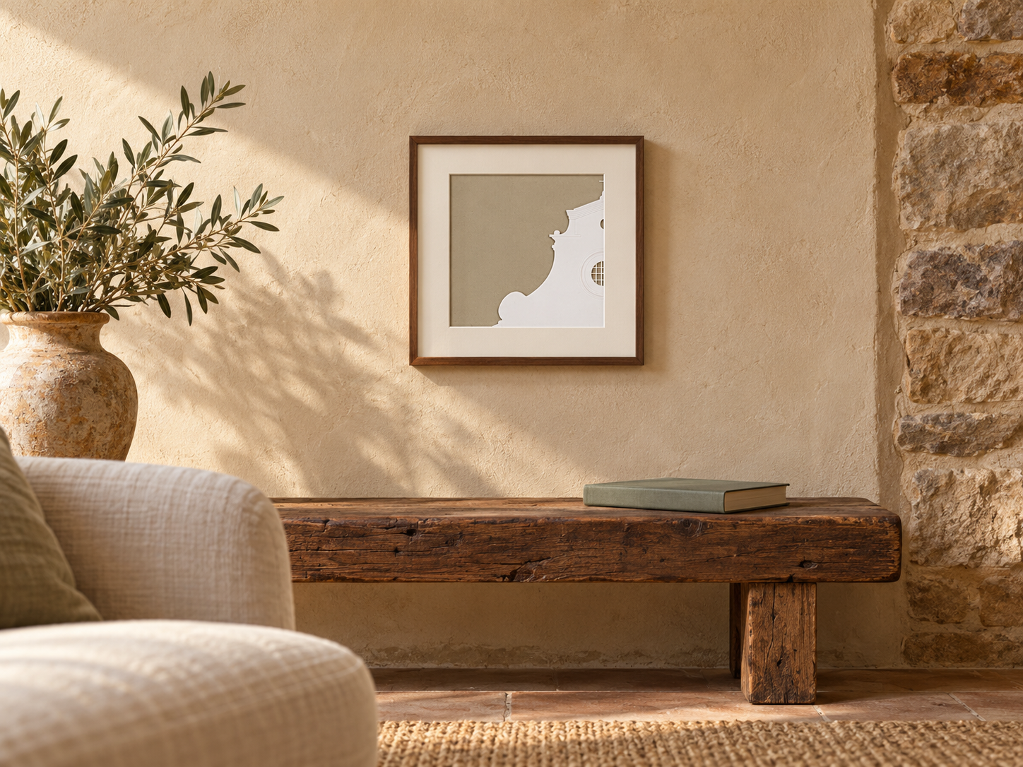 Arte architettonica in cornice di noce-4.png