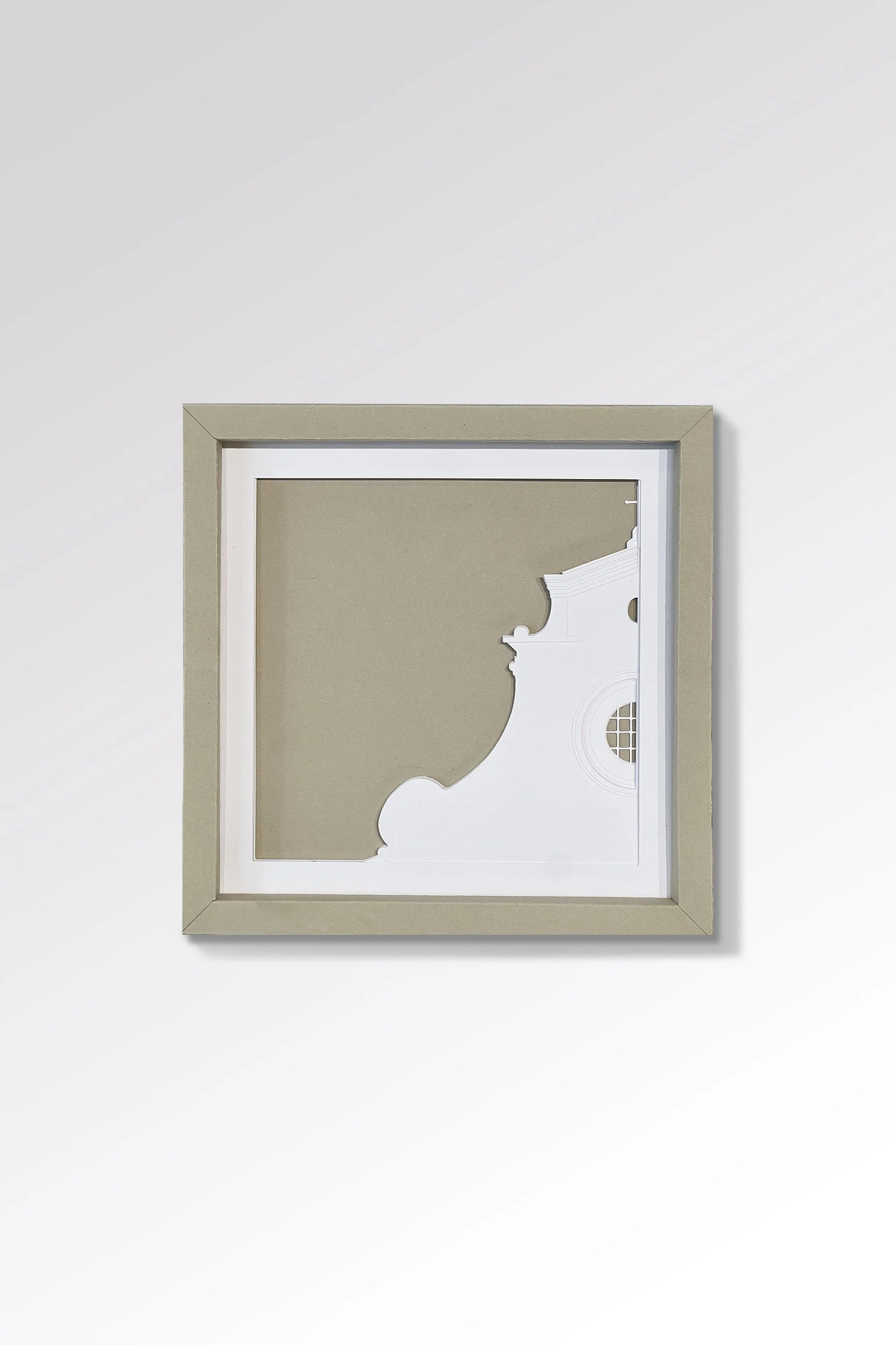 Santo Spirito Florence – Framed Layered Paper Art