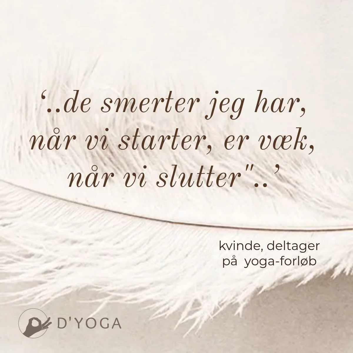 T I D  T I L  D I G 💚

D&rsquo;YOGA EFTER&Aring;RSFORL&Oslash;B &amp;
MANDEHOLDET 

START 1. SEPTEMBER 2026
https://www.dyoga.dk/yoga