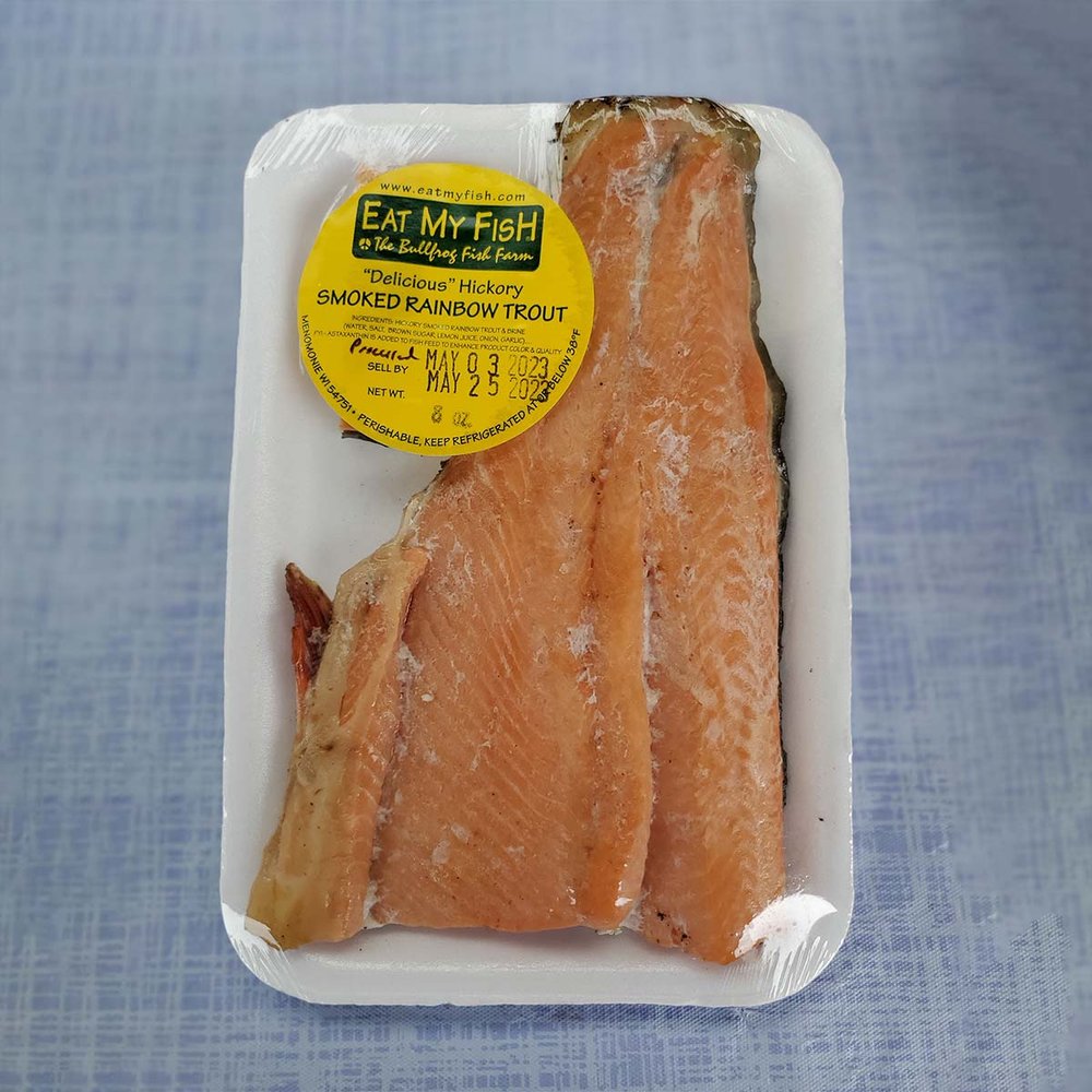 Hickory Smoked Trout Filet (8 oz.) • Eat My Fish