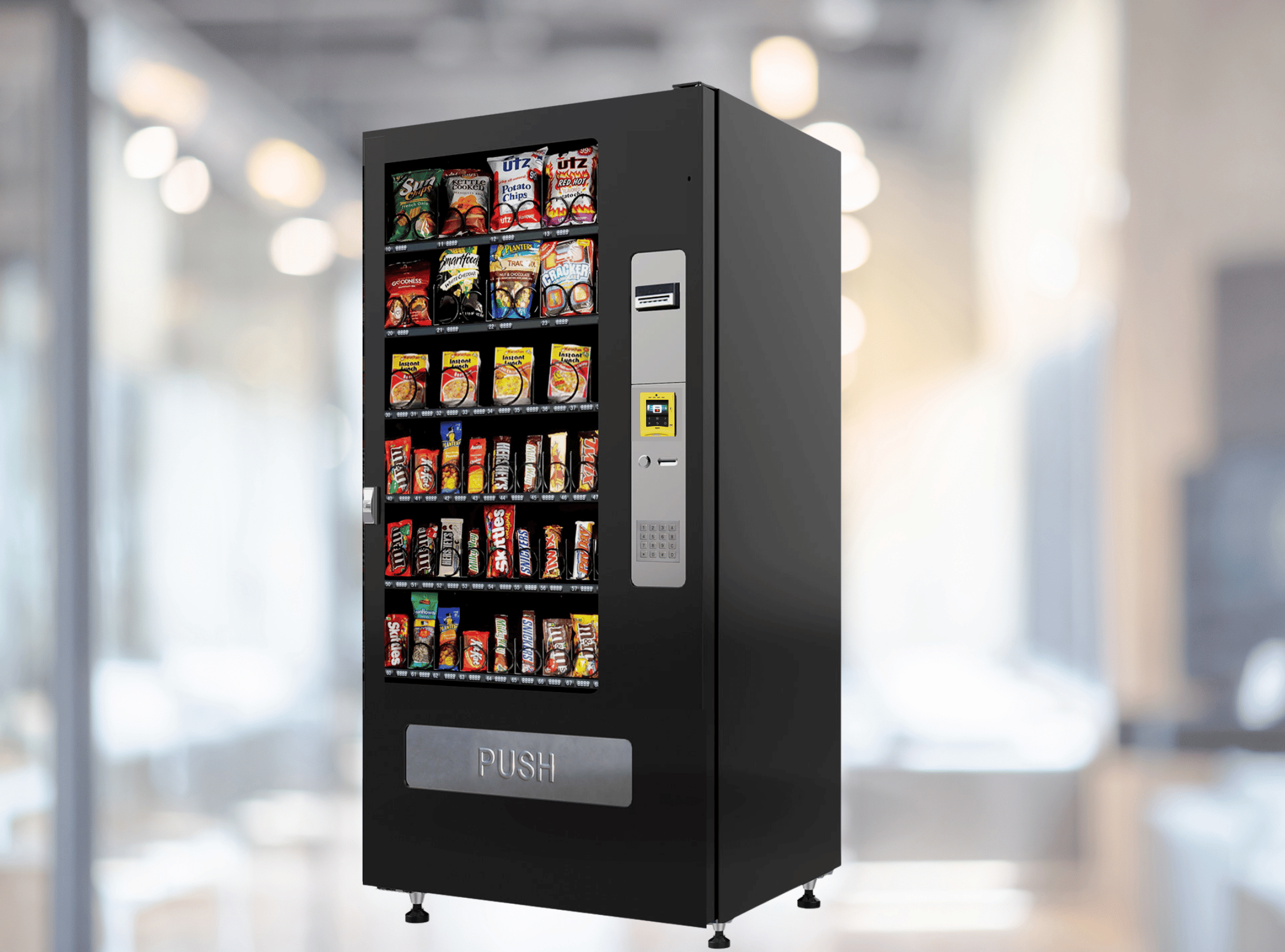 4 Wide Snack Vending Machine
