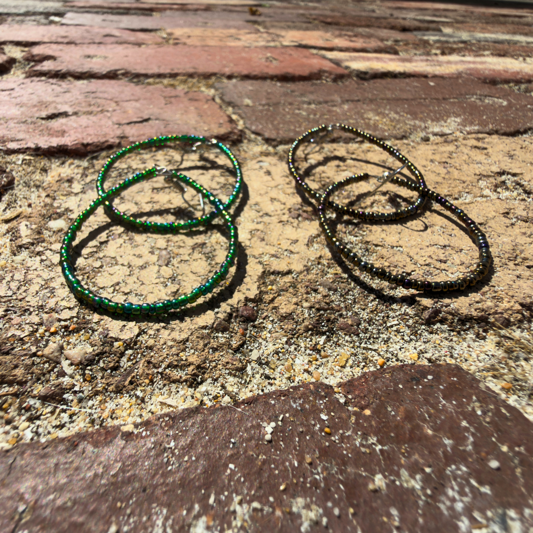 Earrings Hoops Ovals Green + Metal v1.png (Copy)