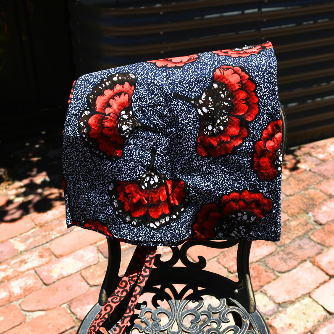 Skirt  Wrap Around Red Flower.png