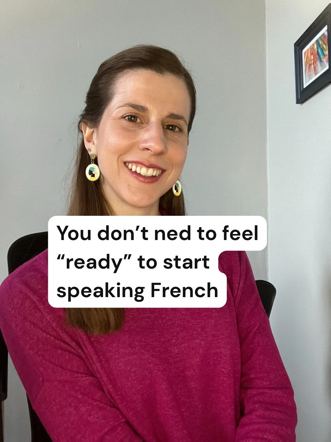 Most adults aren't "bad at languages" 🙅🏻&zwj;♀️

Mais non! Adult French learners often struggle because they're waiting to feel ready to speak. 

But I learned the hard way: it's not about feeling "ready" or "confident.&quo