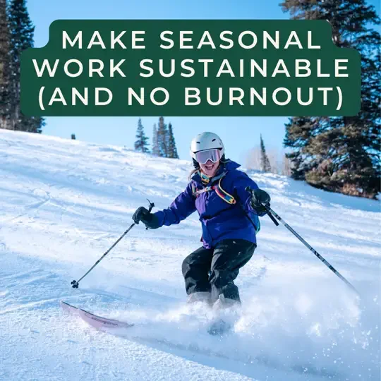 How to Build a Sustainable Career in Seasonal Work with Sasha Clonts of Guide Theory | See Her Outside Podcast