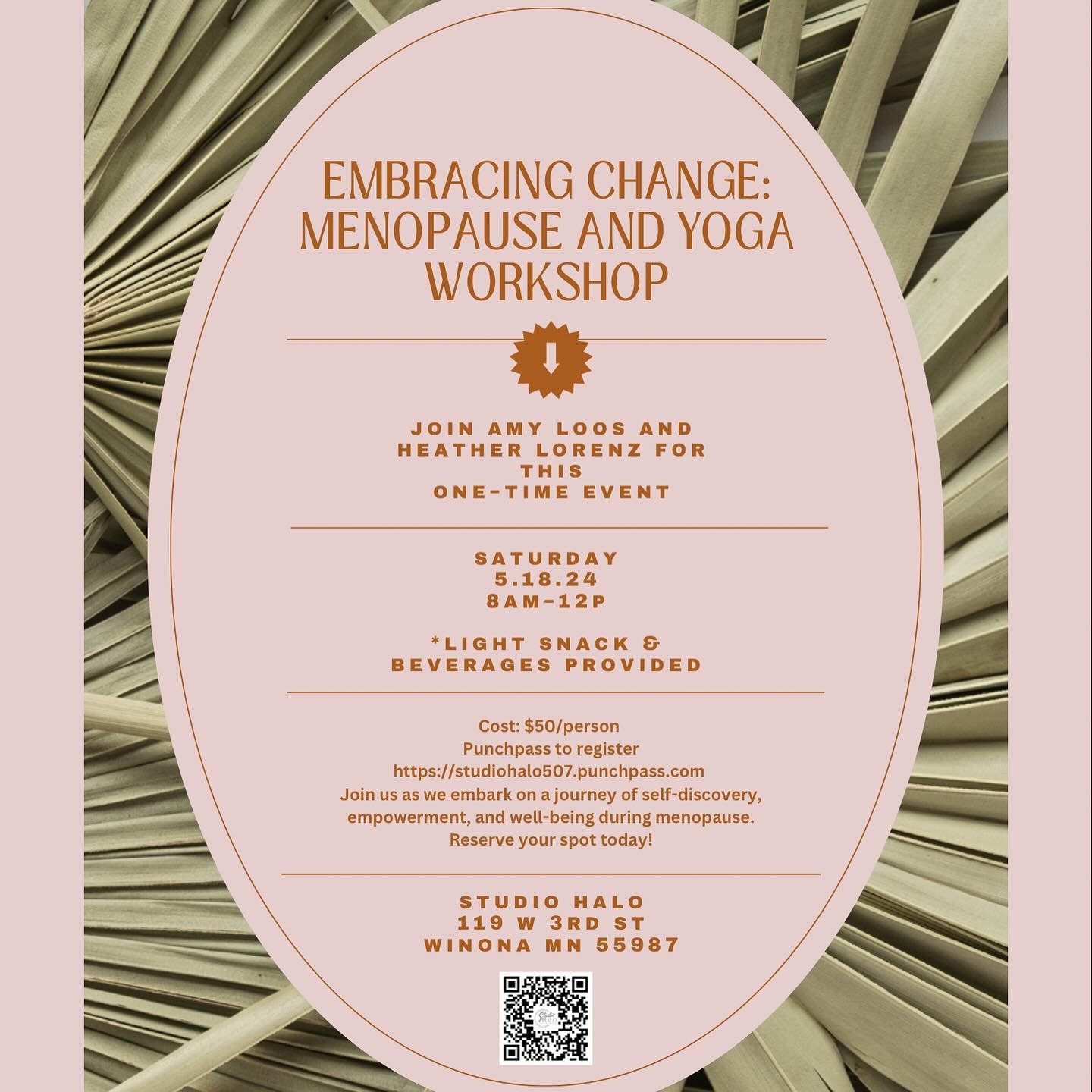 🌸 Announcement &amp; Invitation 🌸

Dear Women of All Ages,

Gather with us in a conversation on the transformative journey of menopause intertwined with the healing practice of yoga. This inclusive event celebrates women&rsquo;s wellness and aims t