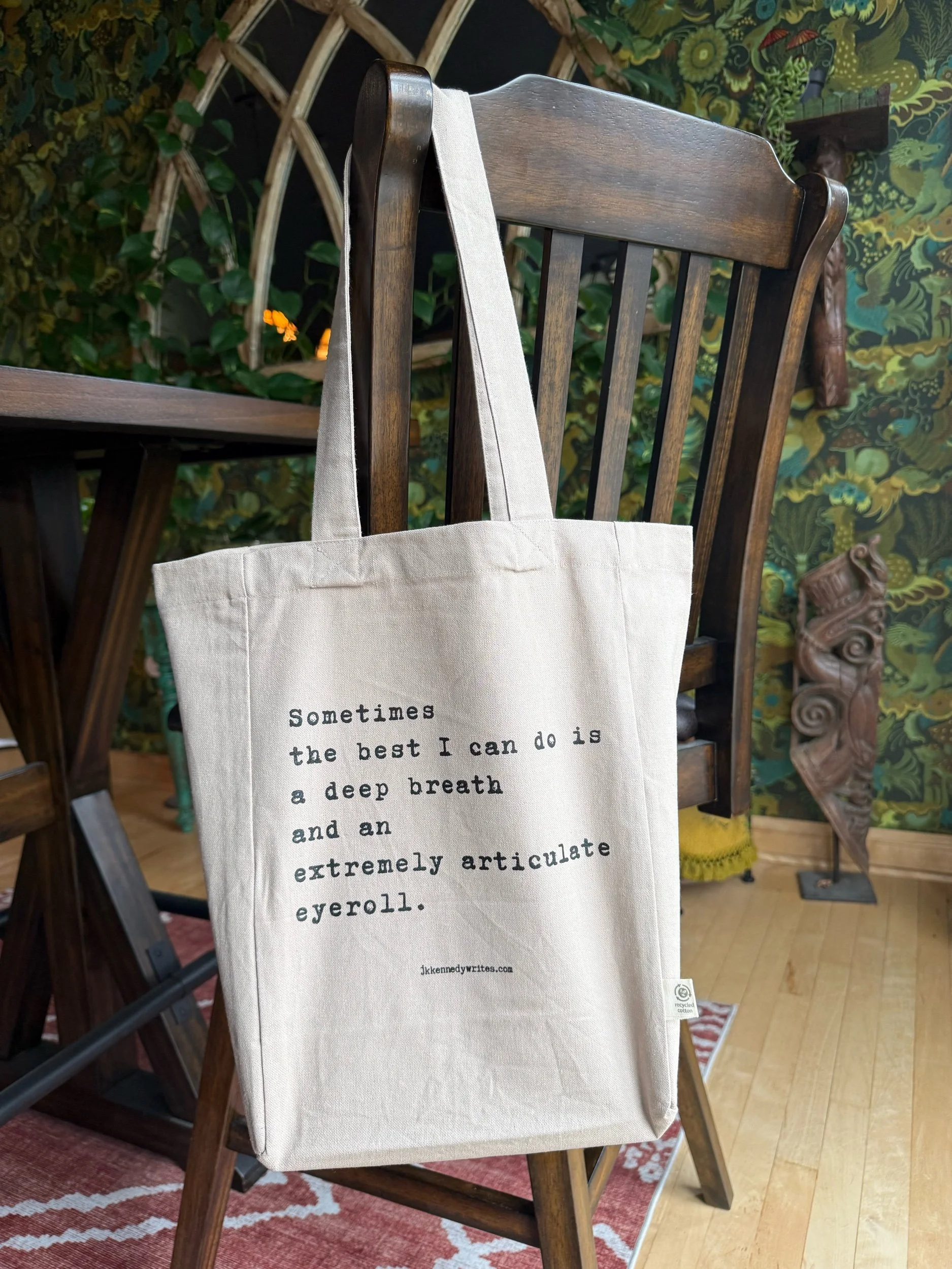Eyeroll tote