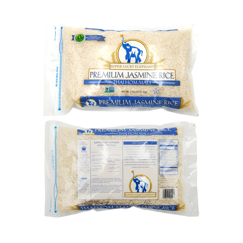 Premium Jasmine Rice - Thai Hom Mali — Super Lucky Elephant