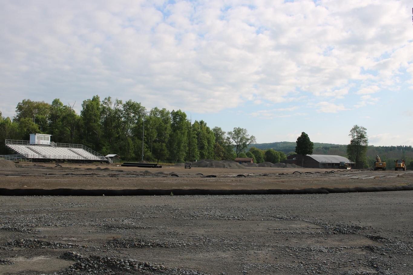 Perimeter Field Drainage is in at the Tioga Football Stadium! 🏈

A perimeter field drainage system helps prevent turf fields from flooding. When a grass athletic field experiences large amounts of rain, it can take several days to dry and become pla