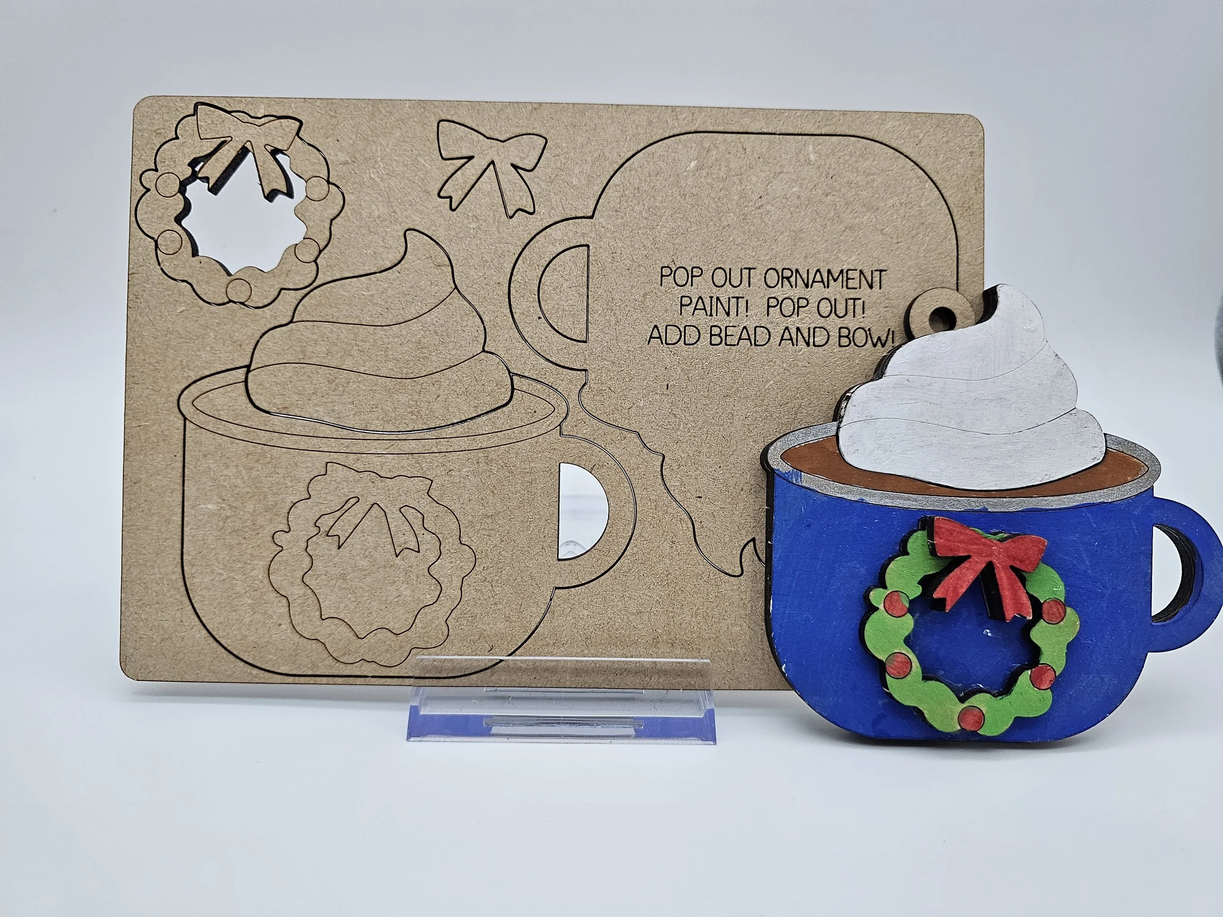 Hot Cocoa Pop Out Craft