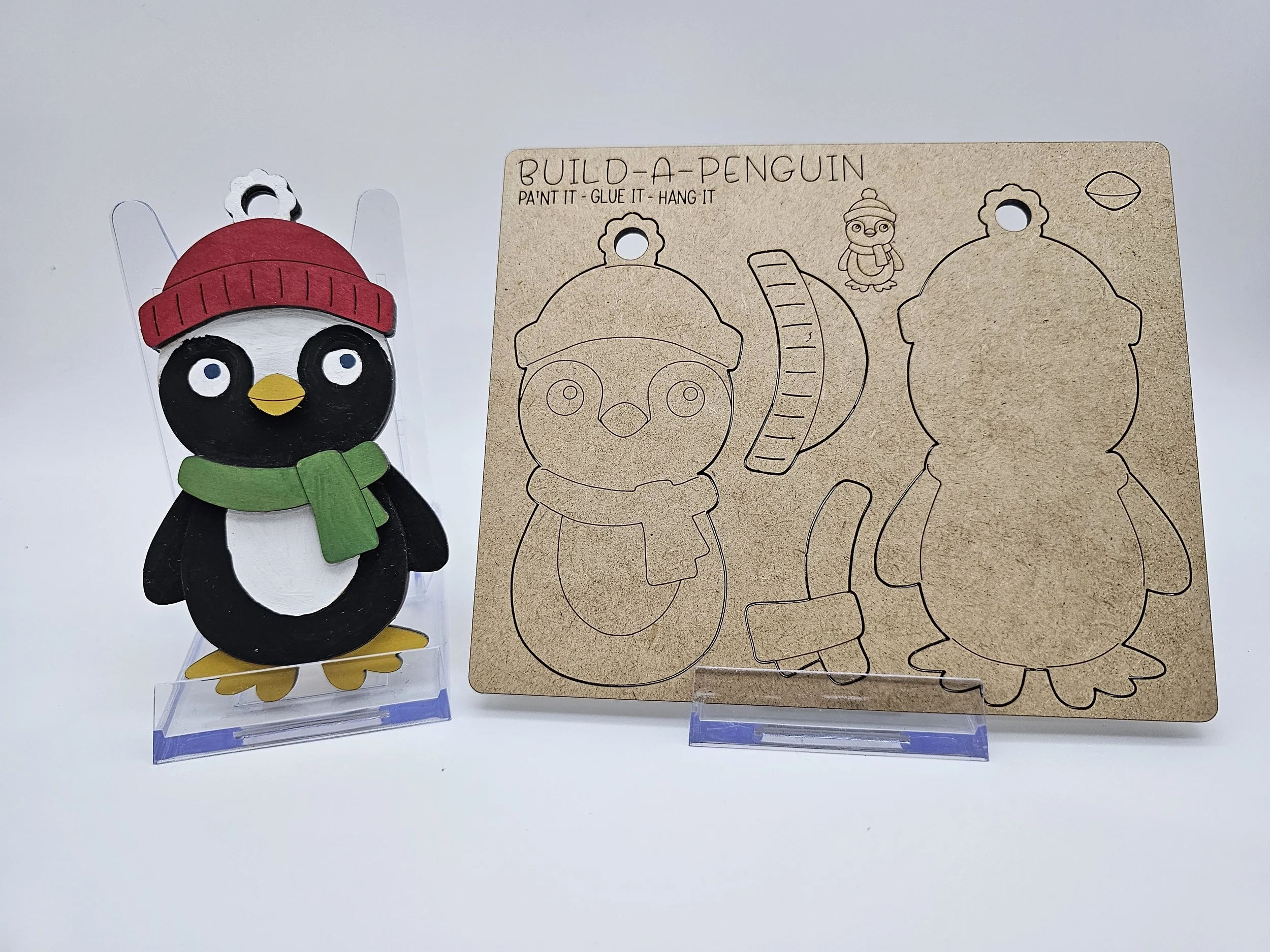 Penguin Pop Out Craft