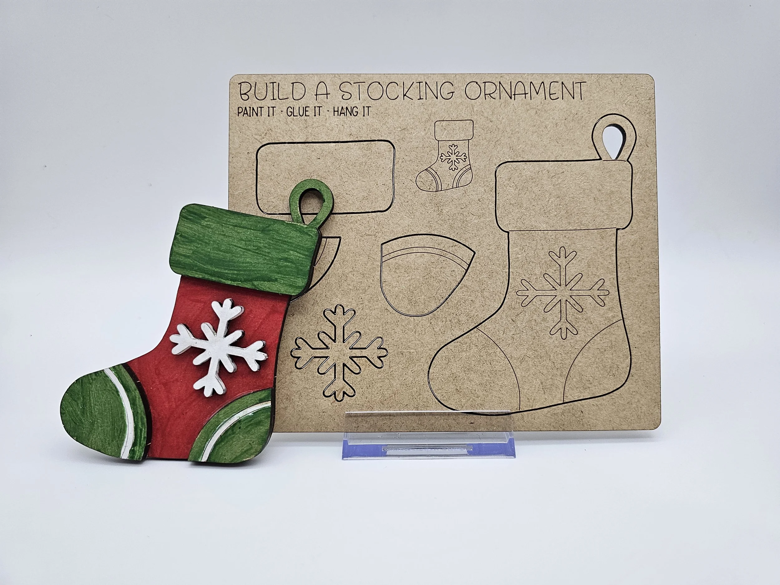 Christmas Stocking Pop Out Craft