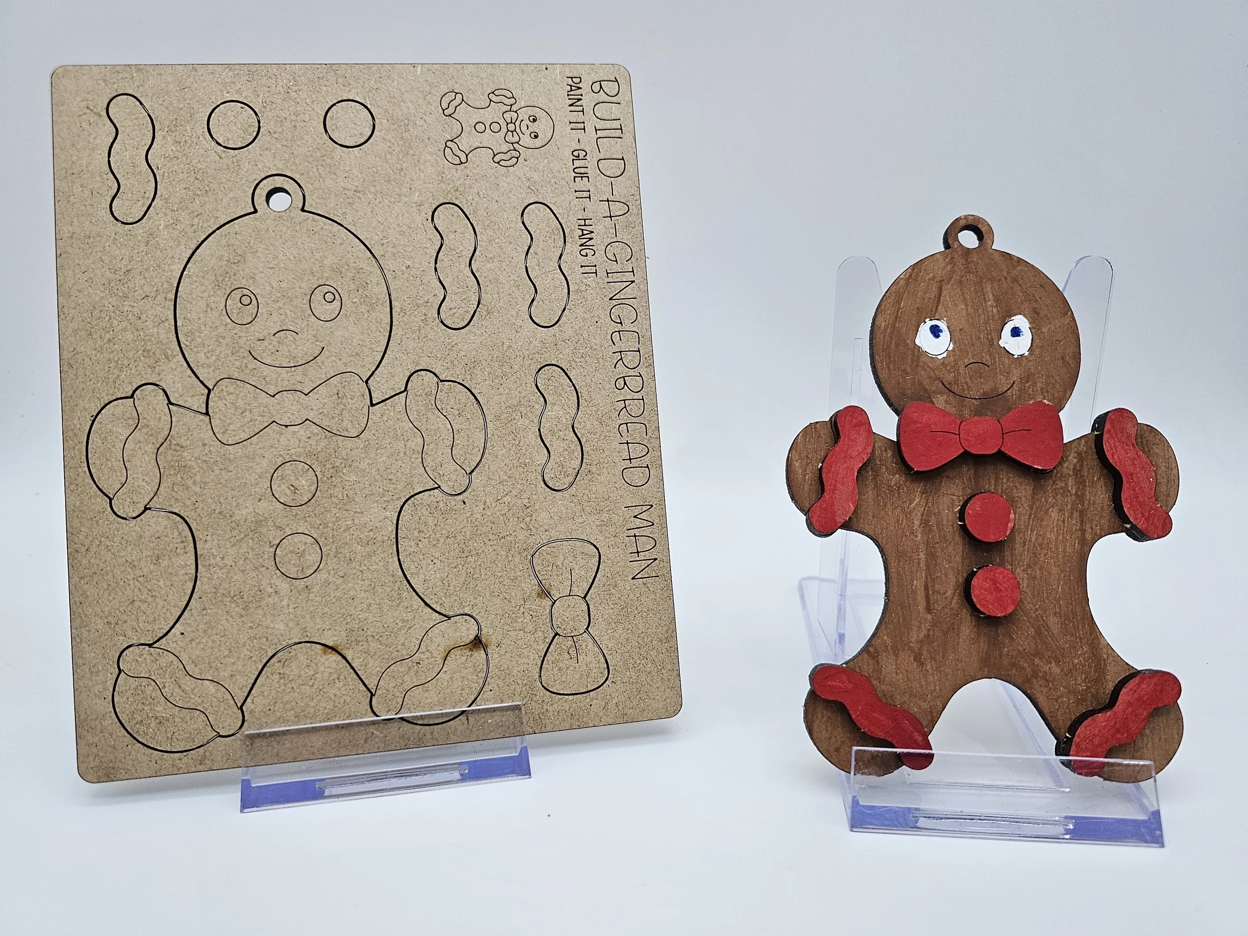 Gingerbread Boy Pop Out Craft