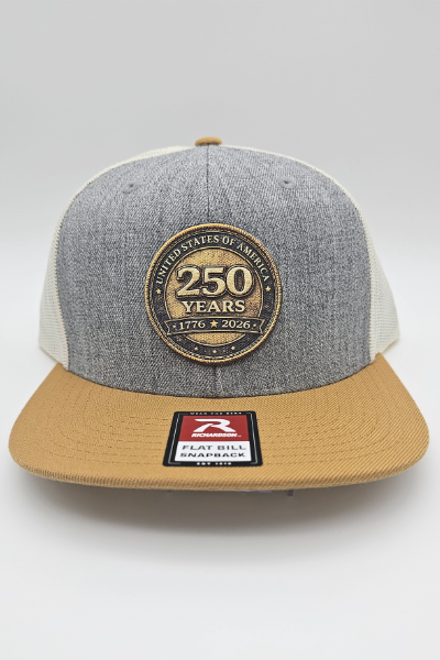 United States 250th Anniversary Hat Round patch