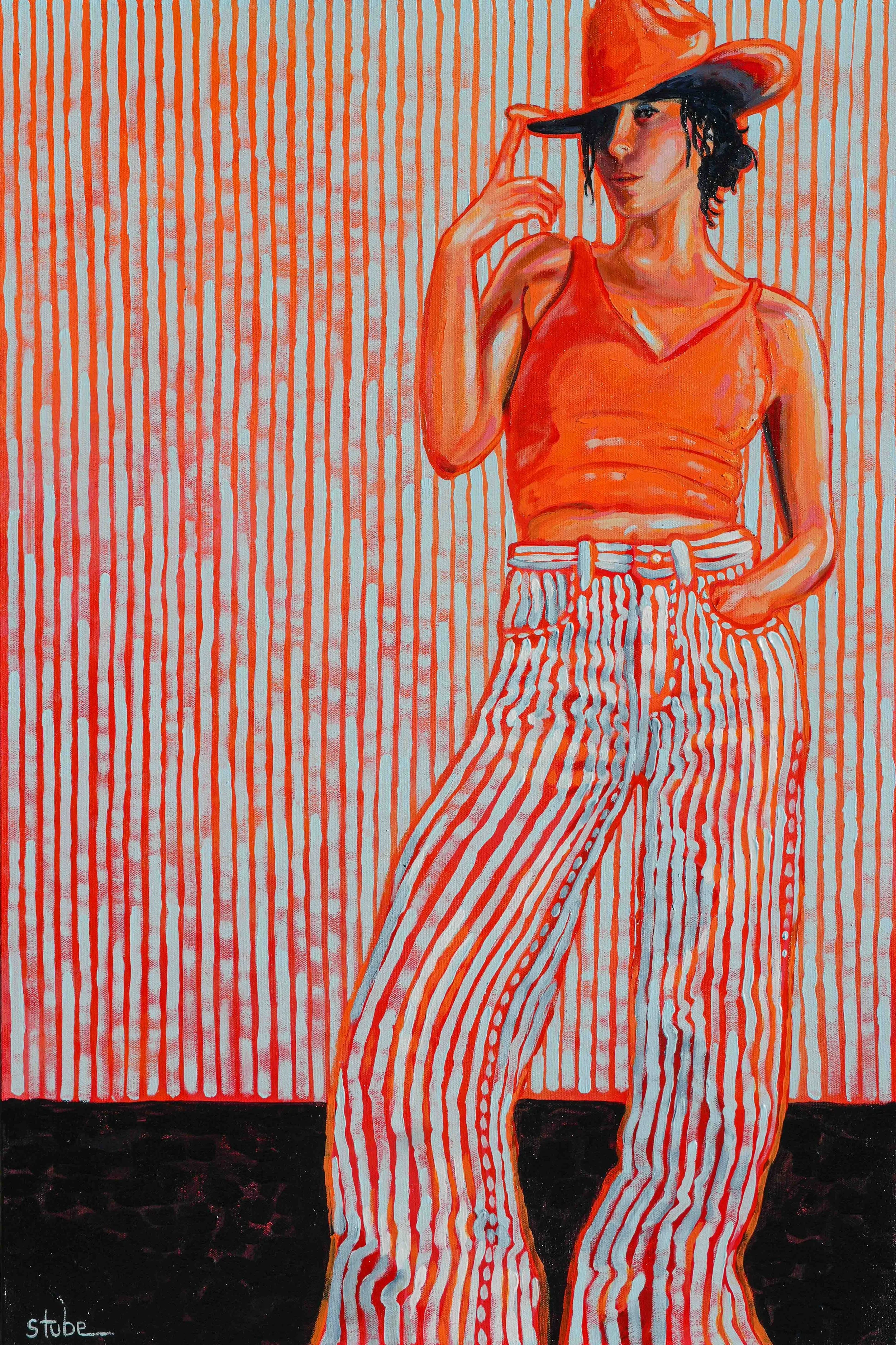 No Small Talk- Acrylic on Canvas