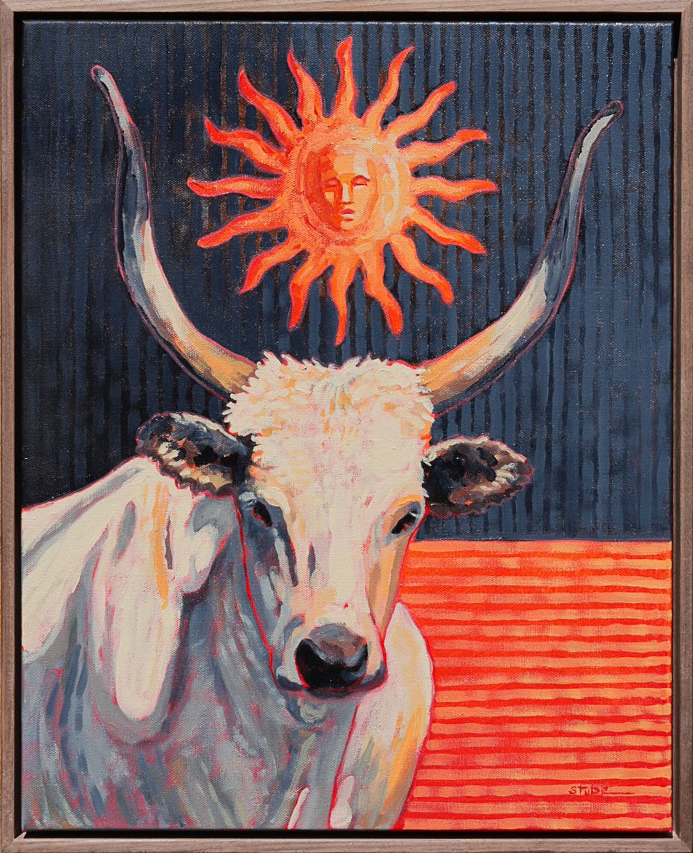 Two Thumbs Above the Western Horizon Original